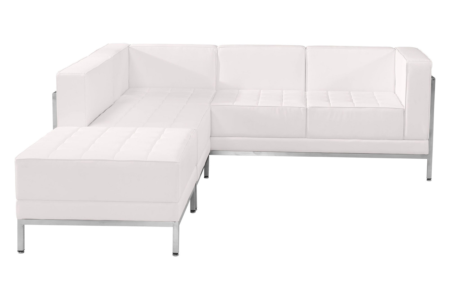 BLNK HERCULES Imagination Series LeatherSoft Sectional Configuration 3 Pieces