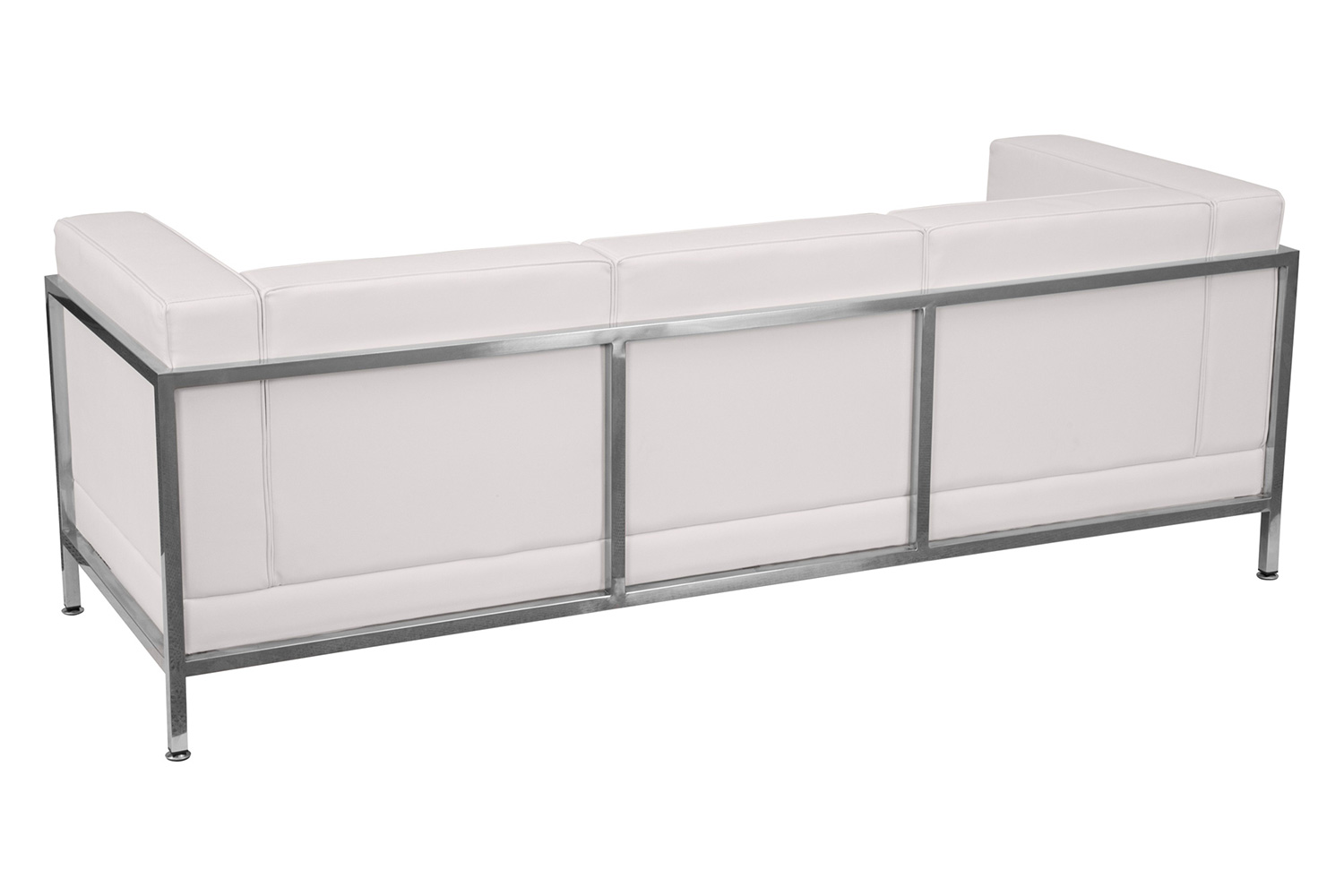 BLNK™ HERCULES Imagination Series LeatherSoft Contemporary Sofa with Encasing Frame - Melrose White