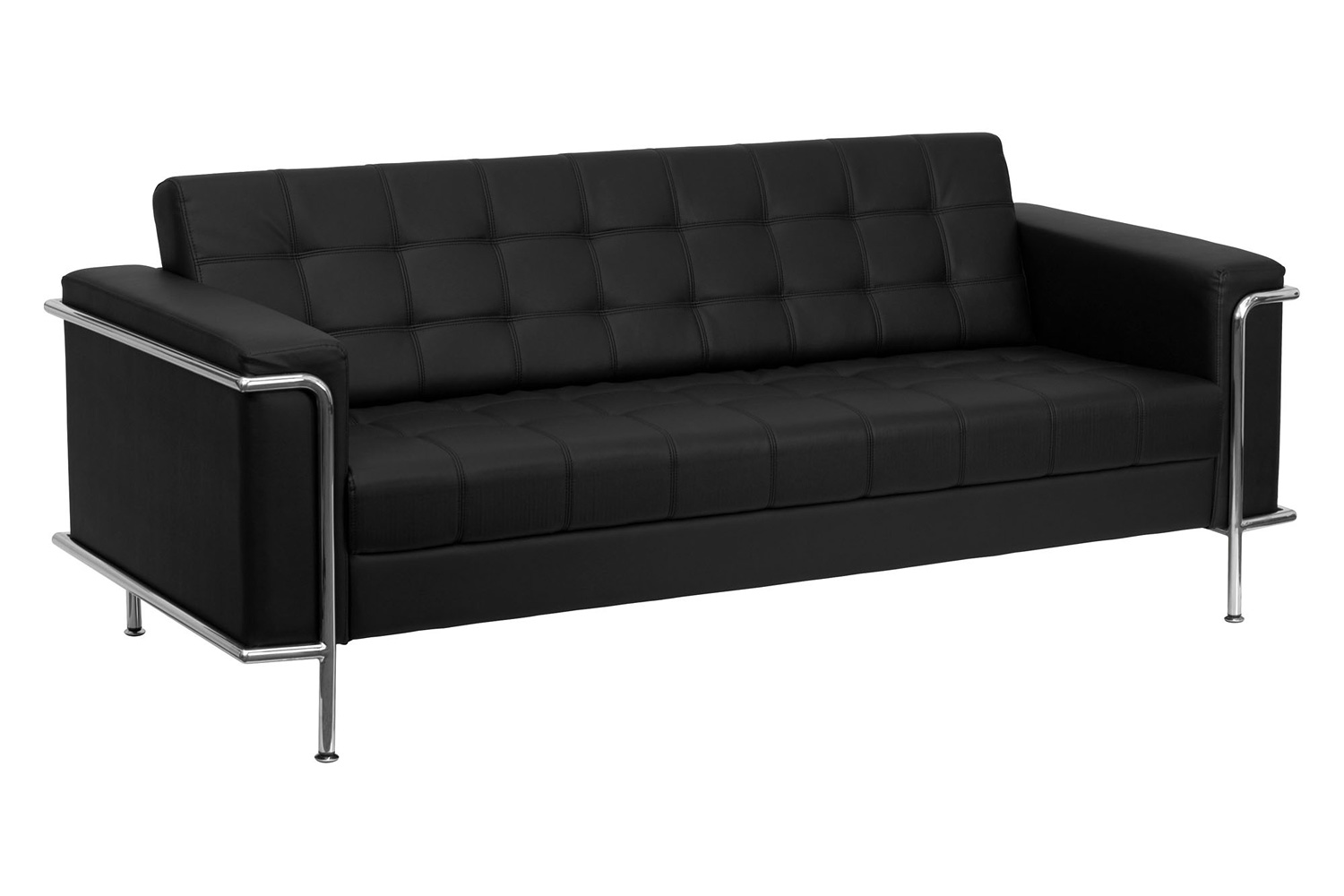 BLNK HERCULES Lacey Series LeatherSoft Contemporary Sofa with Encasing Frame