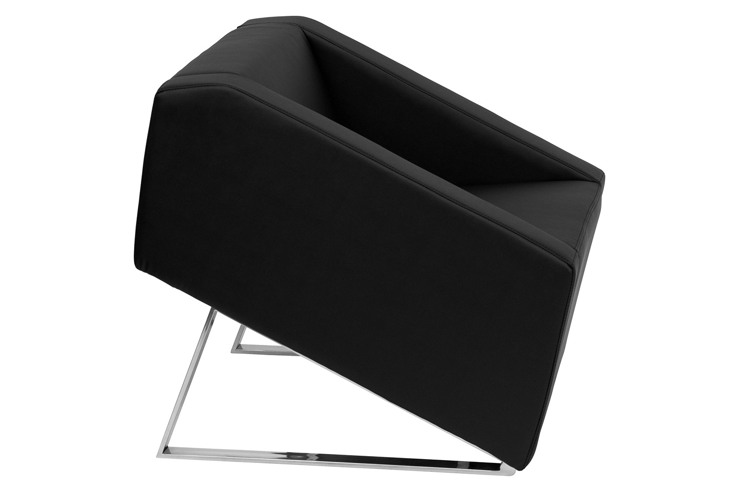 BLNK™ HERCULES Smart Series LeatherSoft Lounge Chair - Black