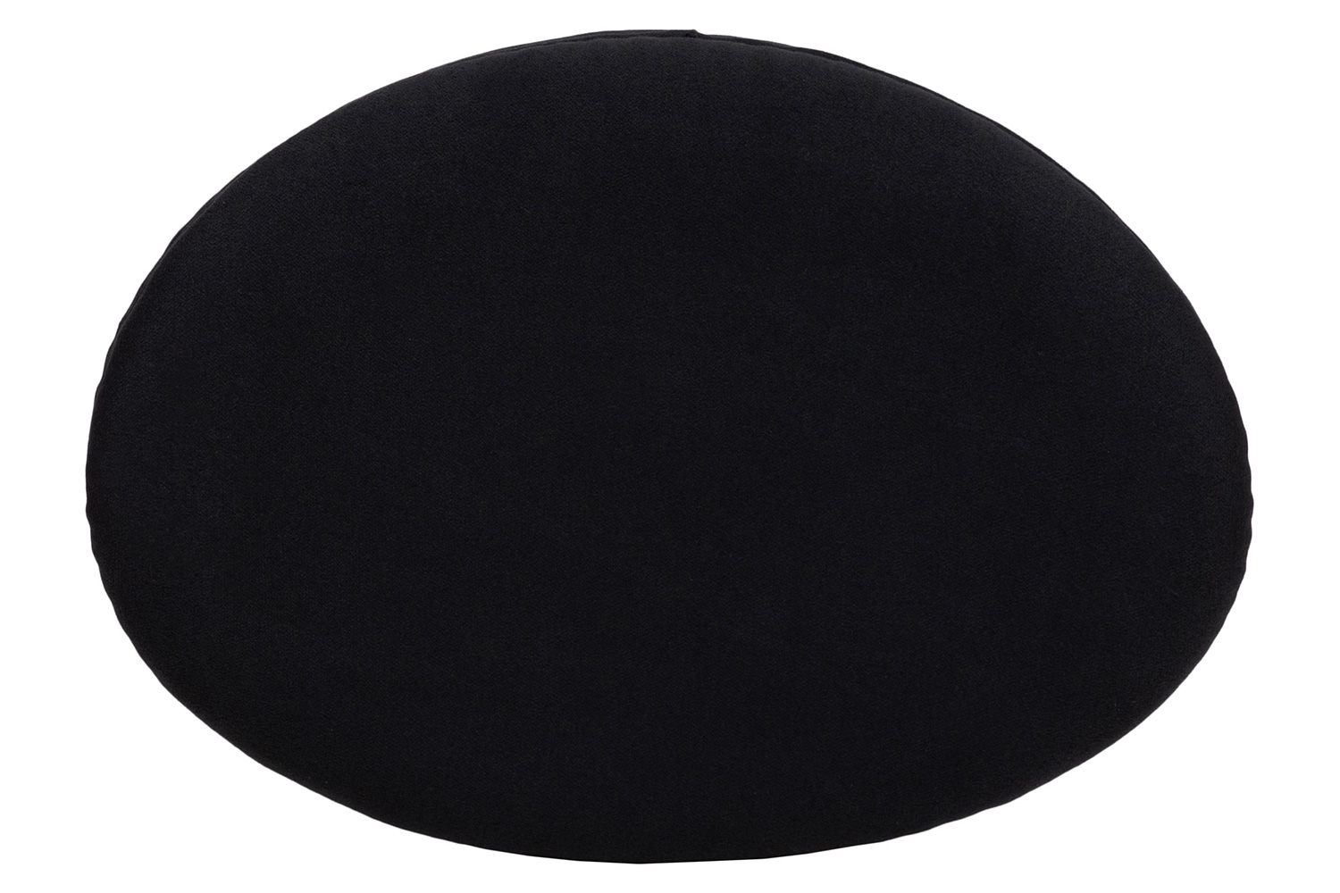 BLNK Rally Fabric Saddle Wing Ottoman - Black