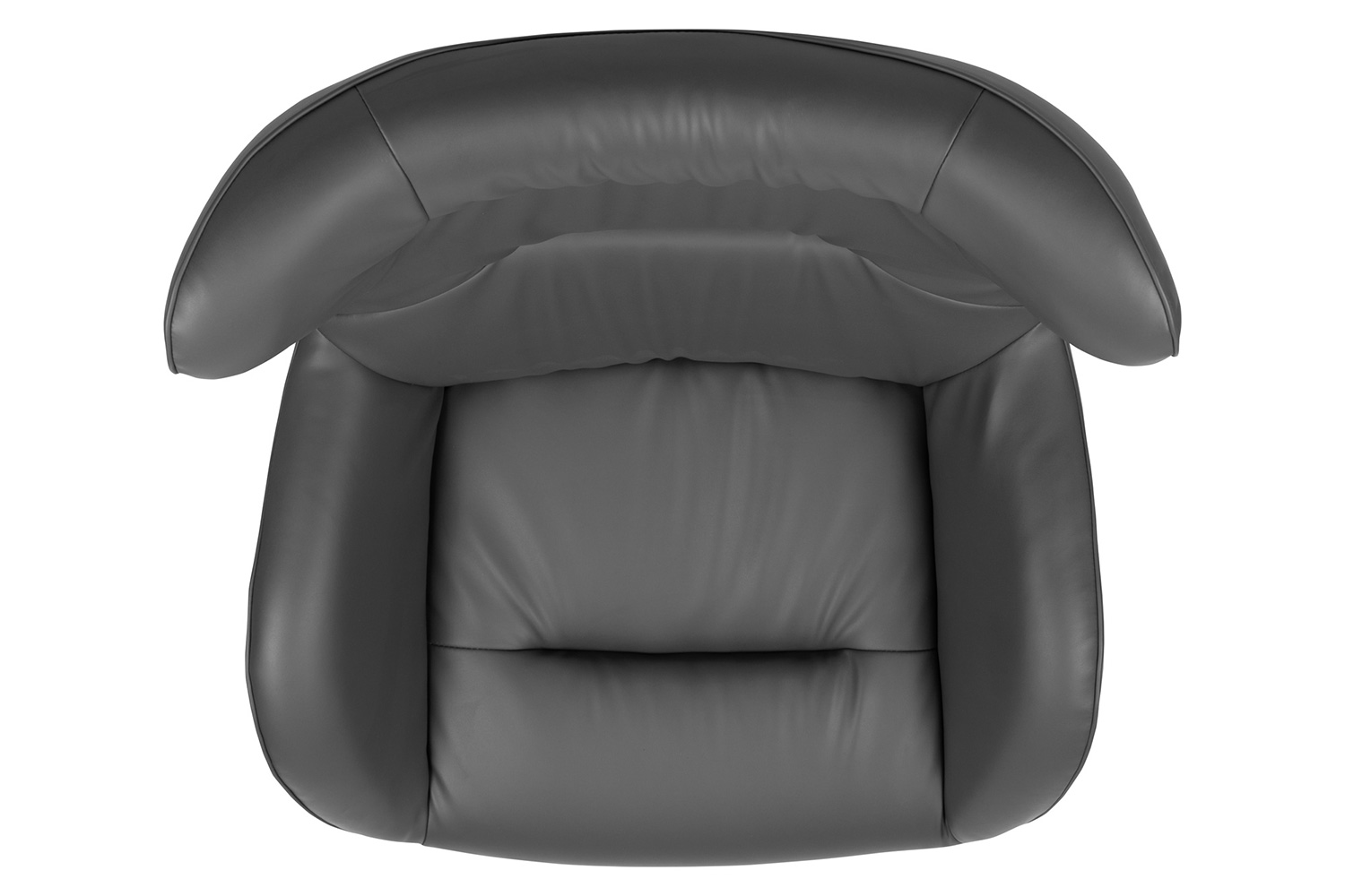 BLNK™ Rally LeatherSoft Swivel Wing Chair - Gray