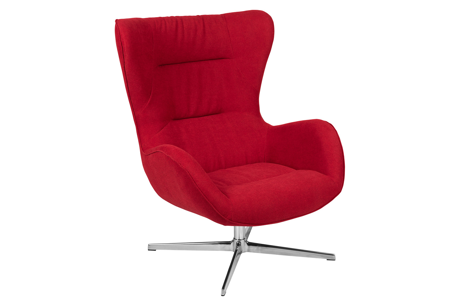 BLNK Rally Fabric Swivel Wing Chair