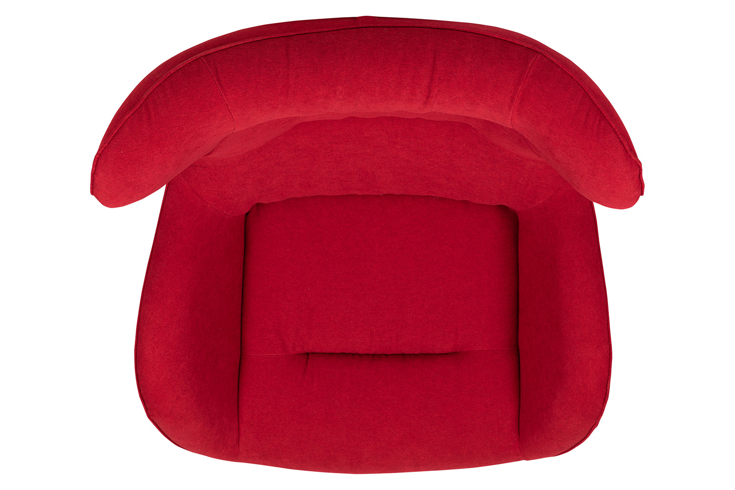 BLNK Rally Fabric Swivel Wing Chair - Red