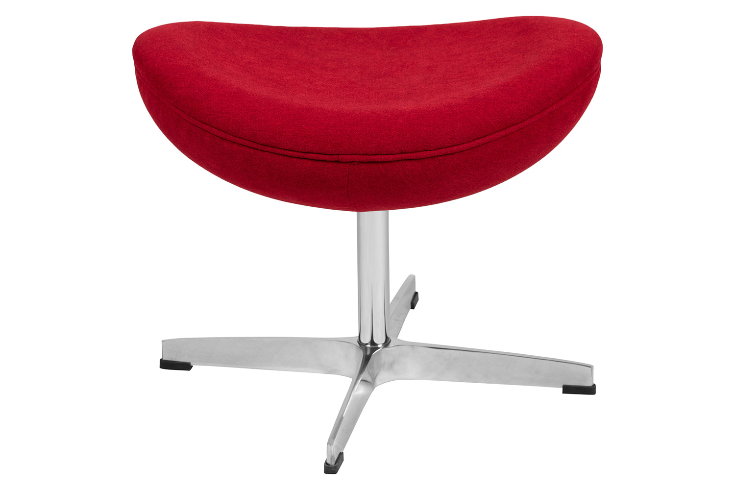 BLNK Rally Fabric Saddle Wing Ottoman - Red