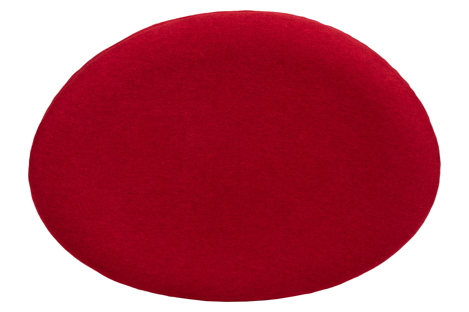 BLNK Rally Fabric Saddle Wing Ottoman - Red