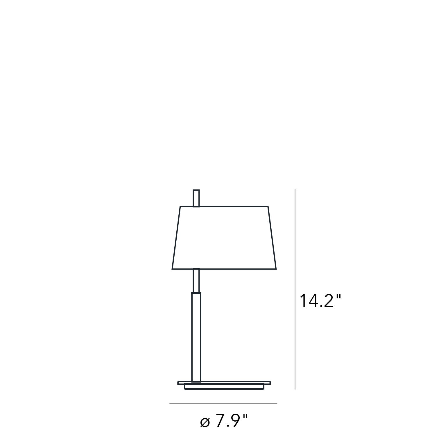 FontanaArte Passion Small Table Lamp - Chrome, Glass/Metal