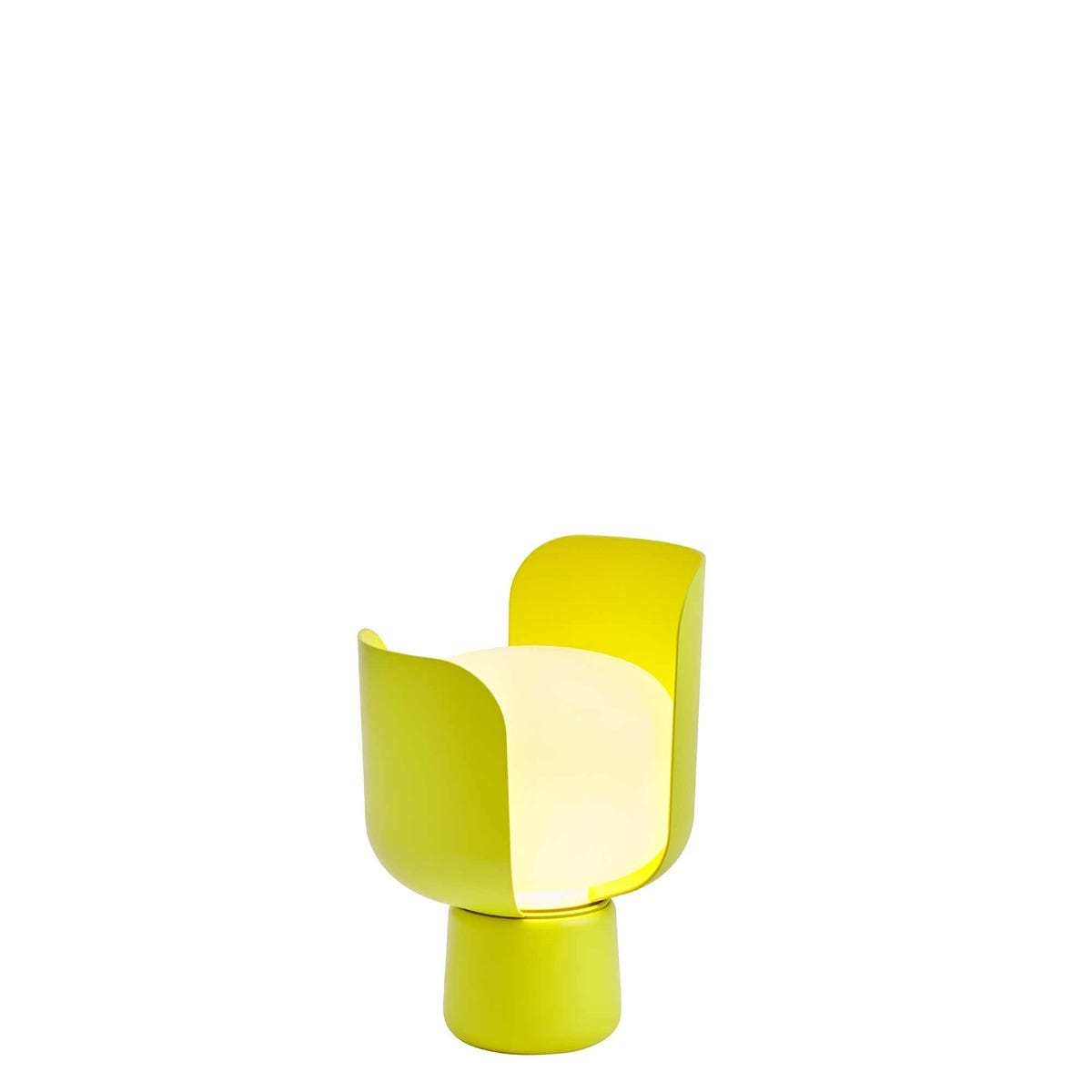 FontanaArte Blom Table Lamp - Yellow, Polymer/Aluminum