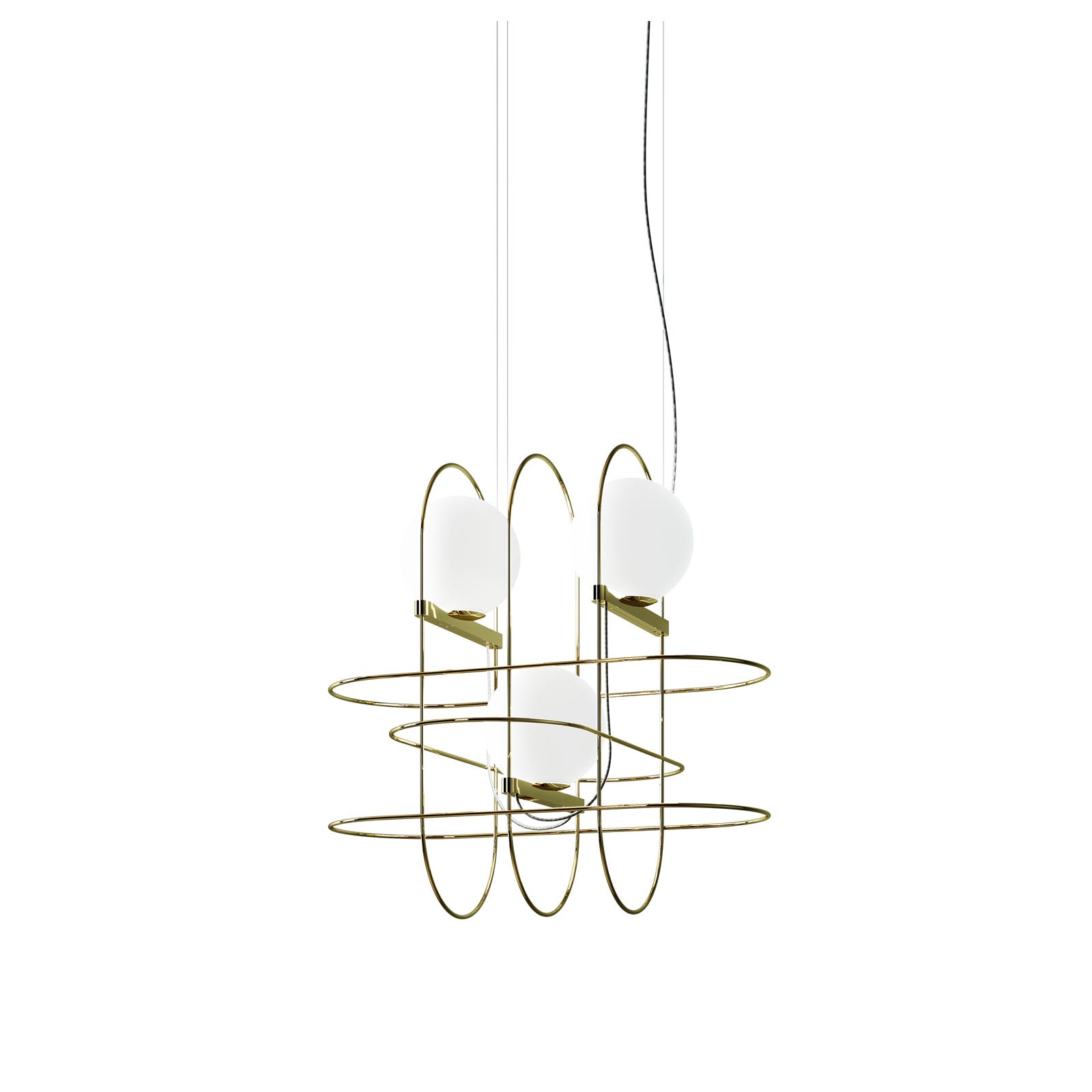 FontanaArte - Setareh Large Straight Diffuser Suspension Lamp