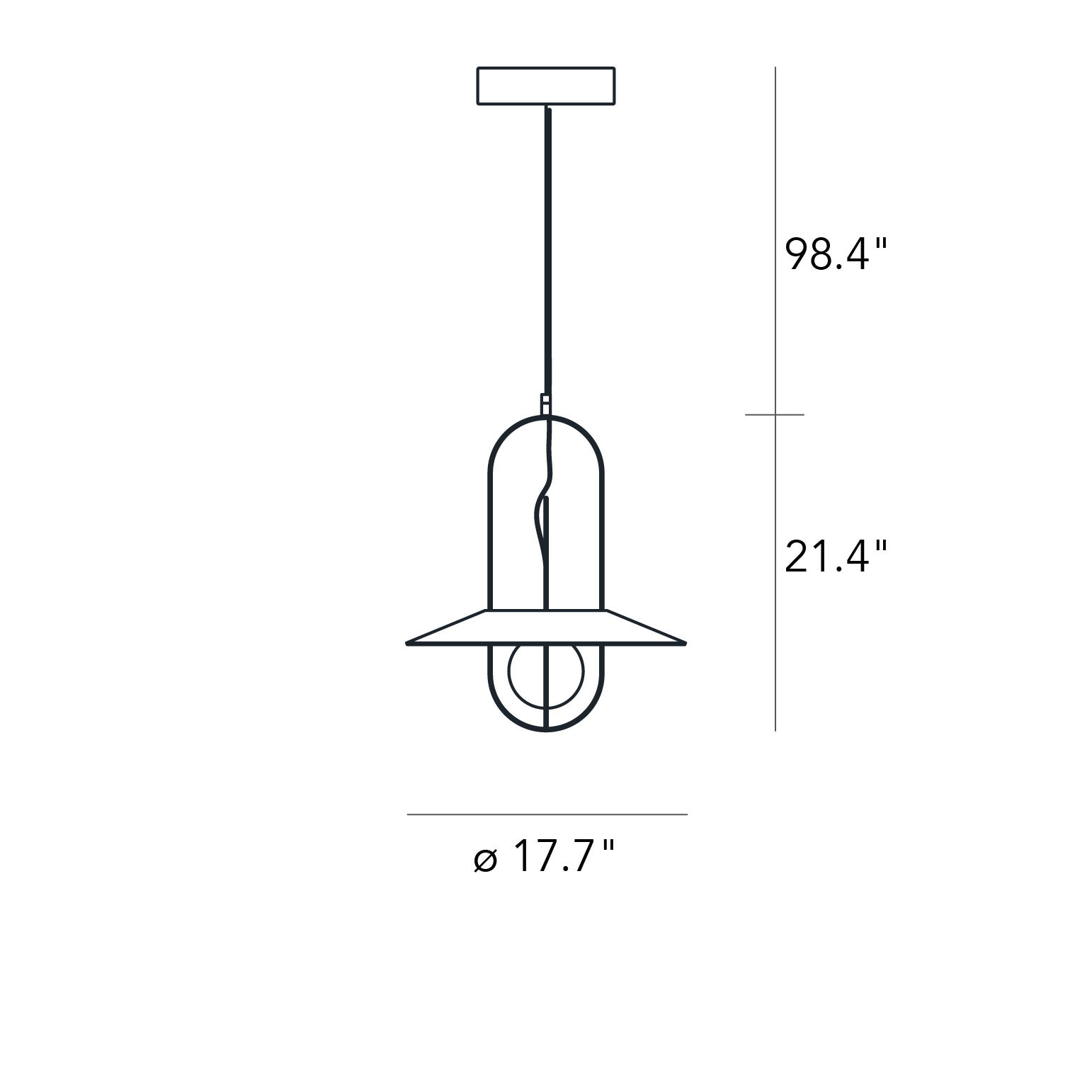 FontanaArte Setareh Small Spherical Diffuser Suspension Lamp - Glossy Black/White