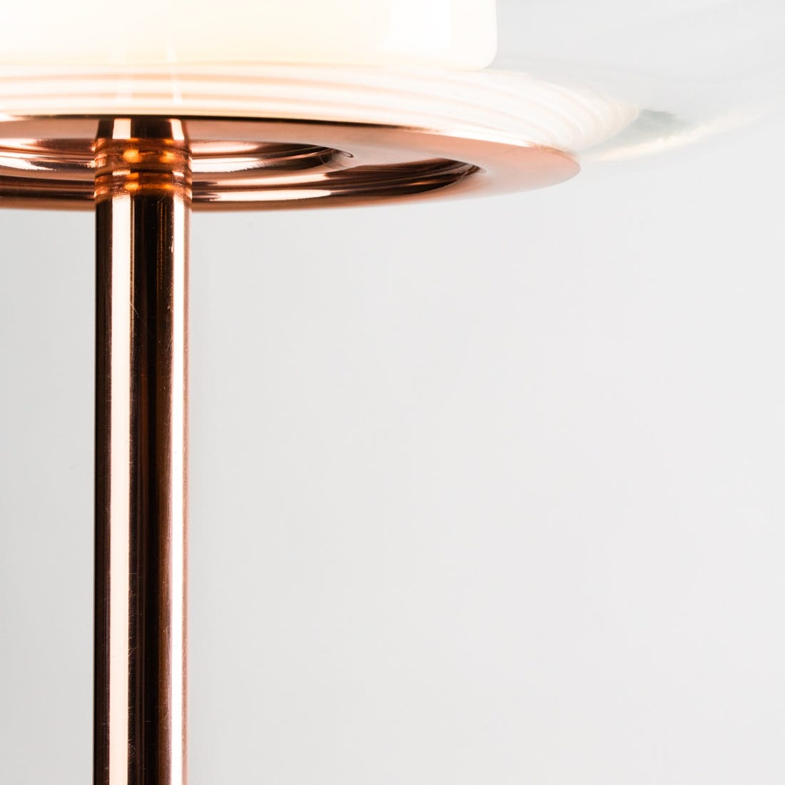 FontanaArte Thea Large Floor Lamp - Polished/Transparent Copper, Glass/Galvanic Metal