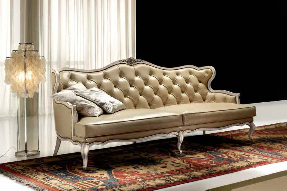 Formerin Avalon Sofa 245 cm Quoted in Leather - Beige