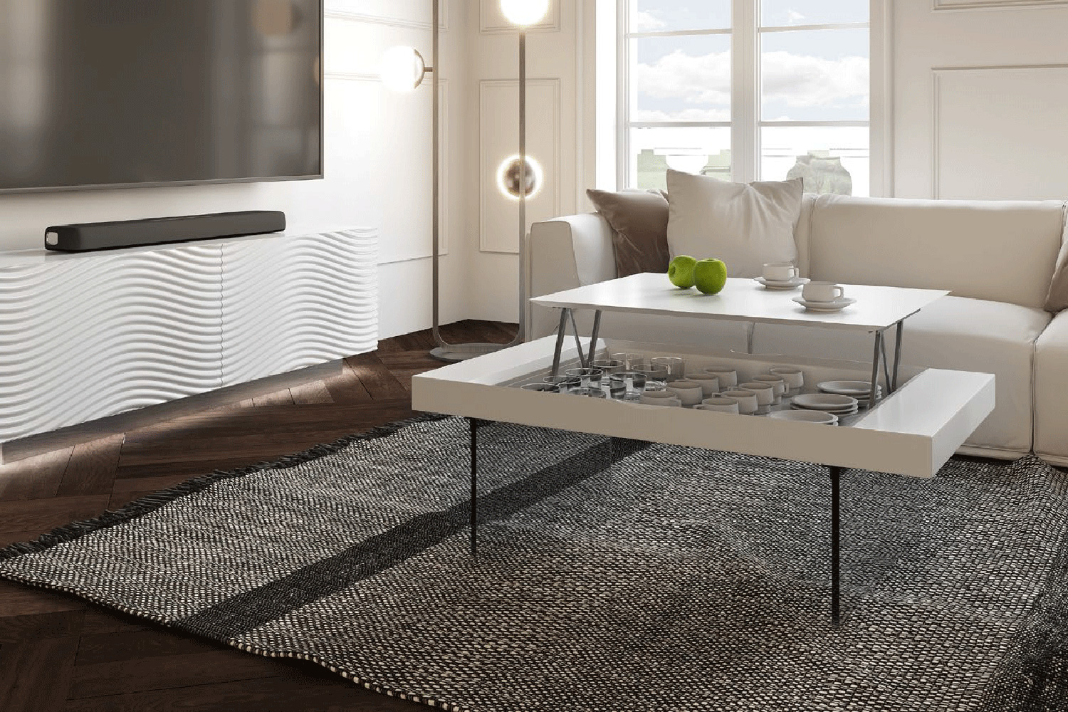 Franco - Mx03 Coffee Table Storage