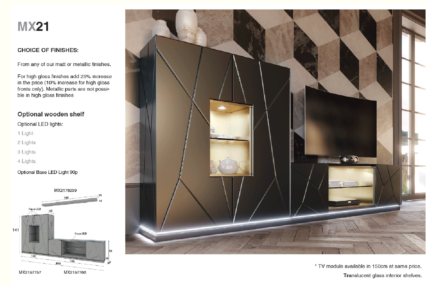 Franco - Mx21 Wall Unit