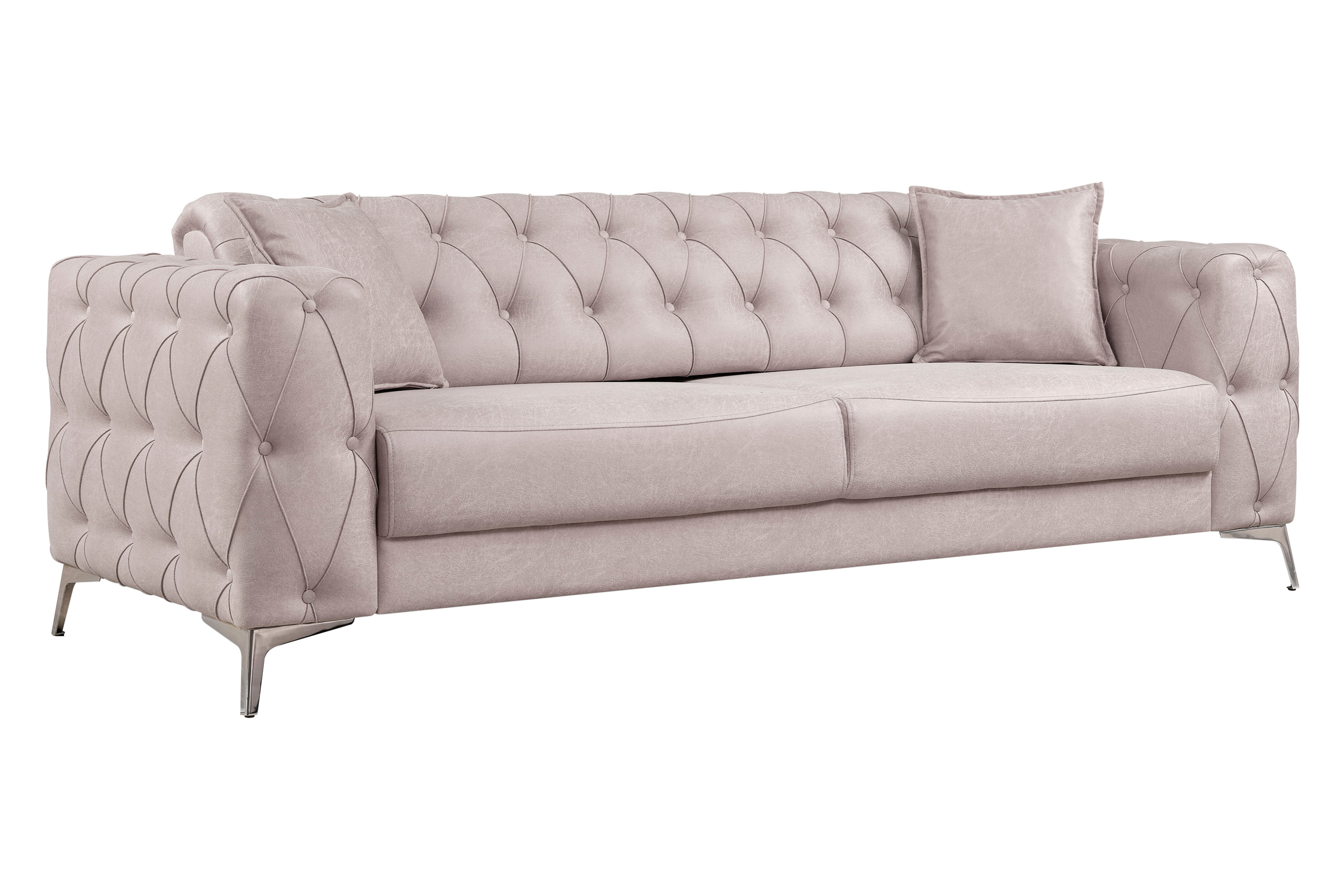 Furnia Joza Convertible Sleeper Sofa - Gray, Fabric