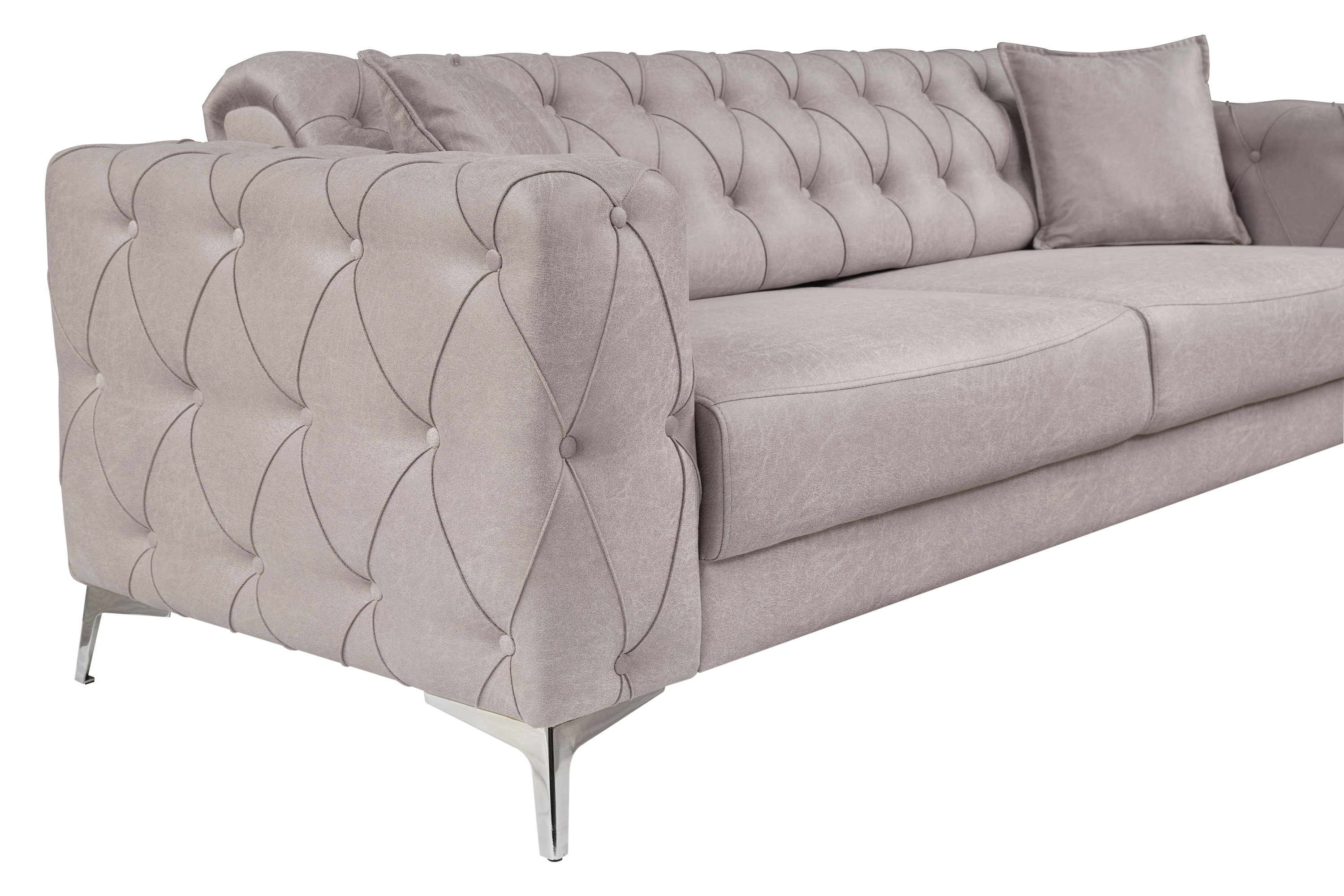 Furnia Joza Convertible Sleeper Sofa - Gray, Fabric