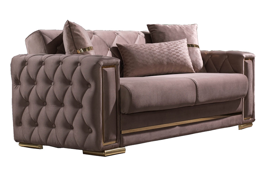 Furnia - Bolivya Convertible Sleeper Loveseat