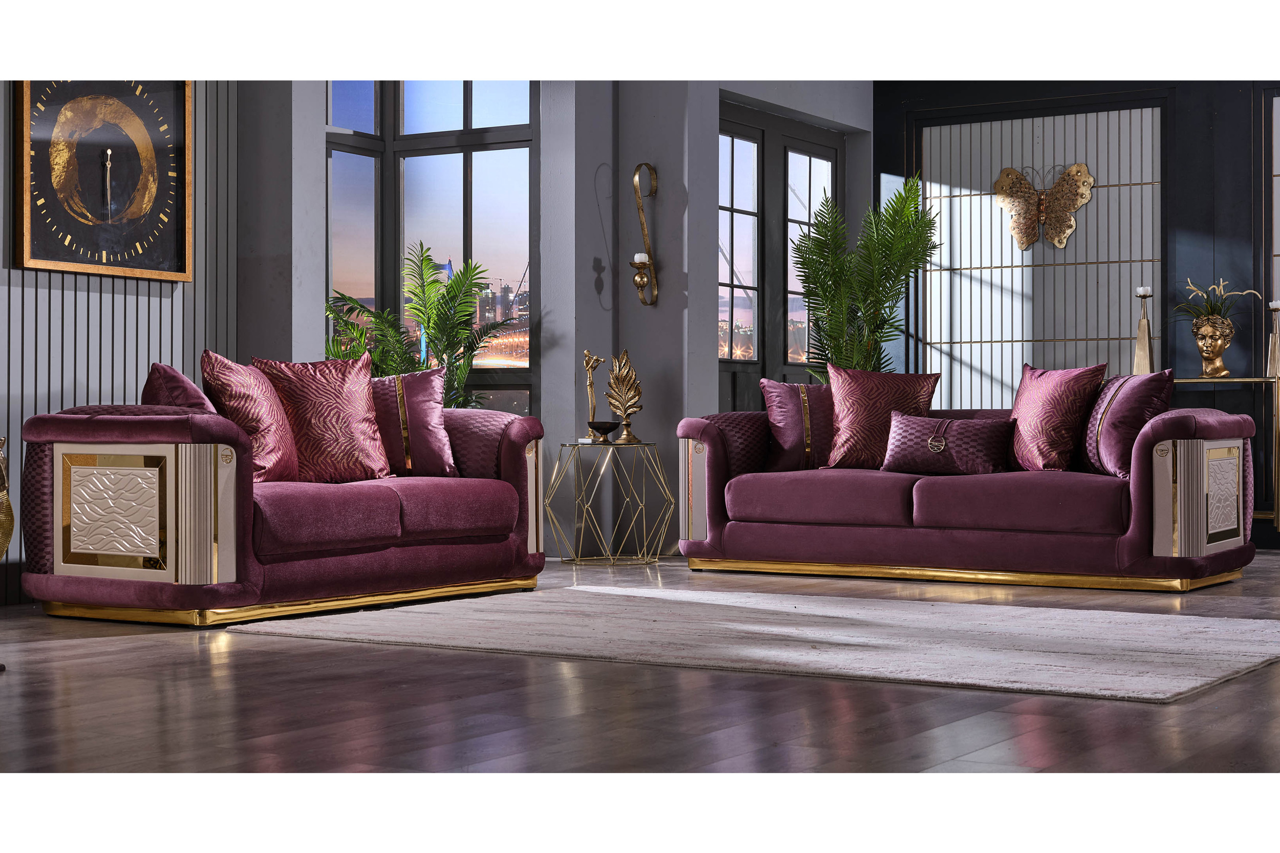 Furnia - Elegance Stationary Loveseat