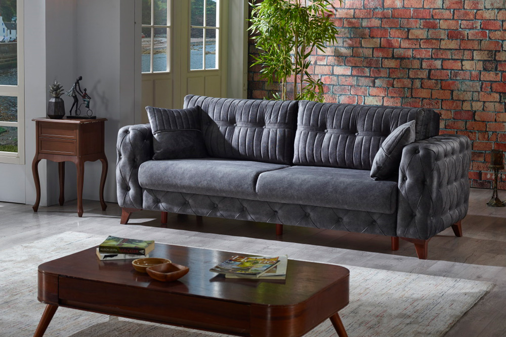 Furnia - Lizbon Convertible Sleeper Loveseat