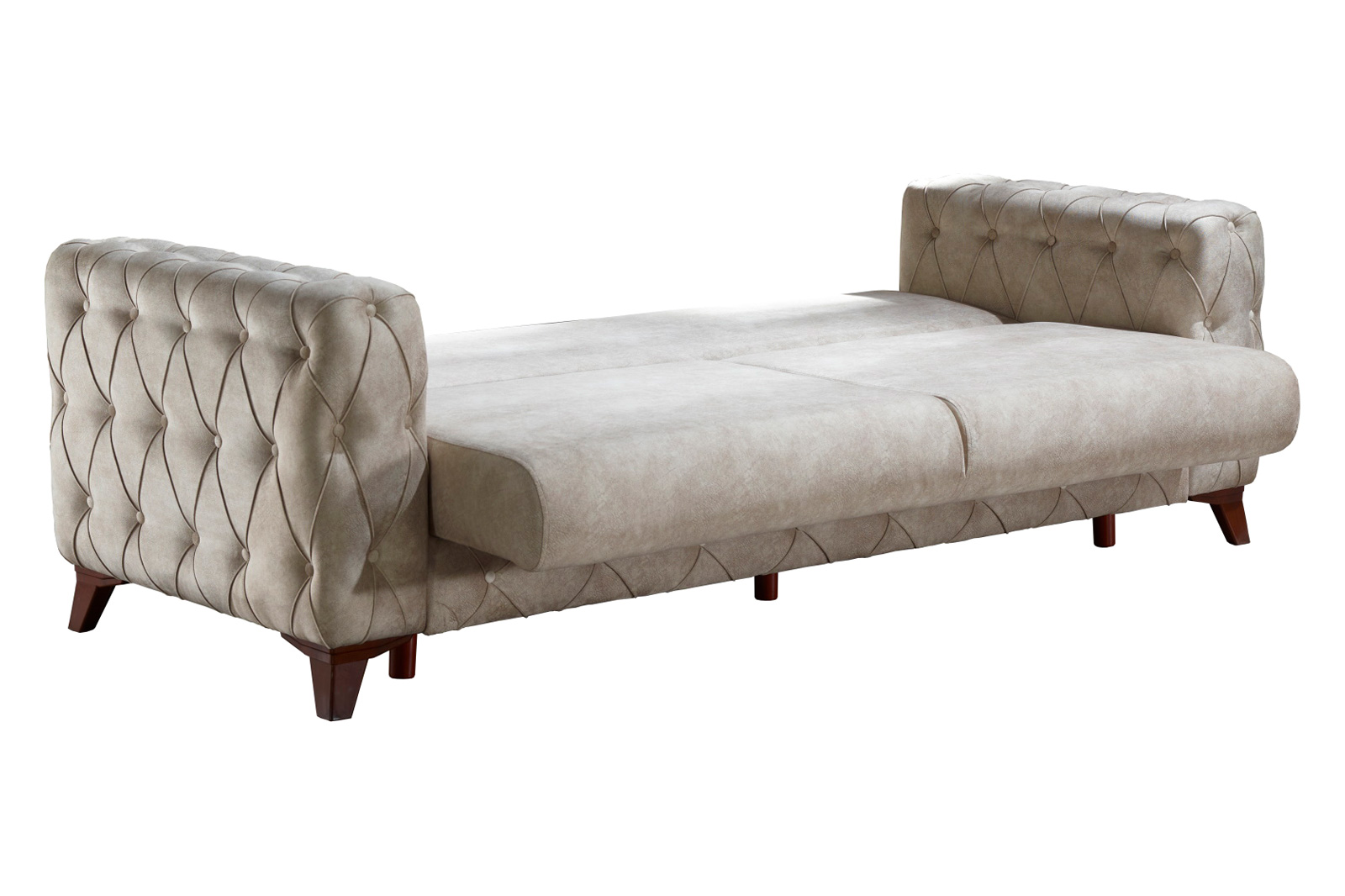 Furnia Lisbon Convertible Sofa - Cream, Fabric