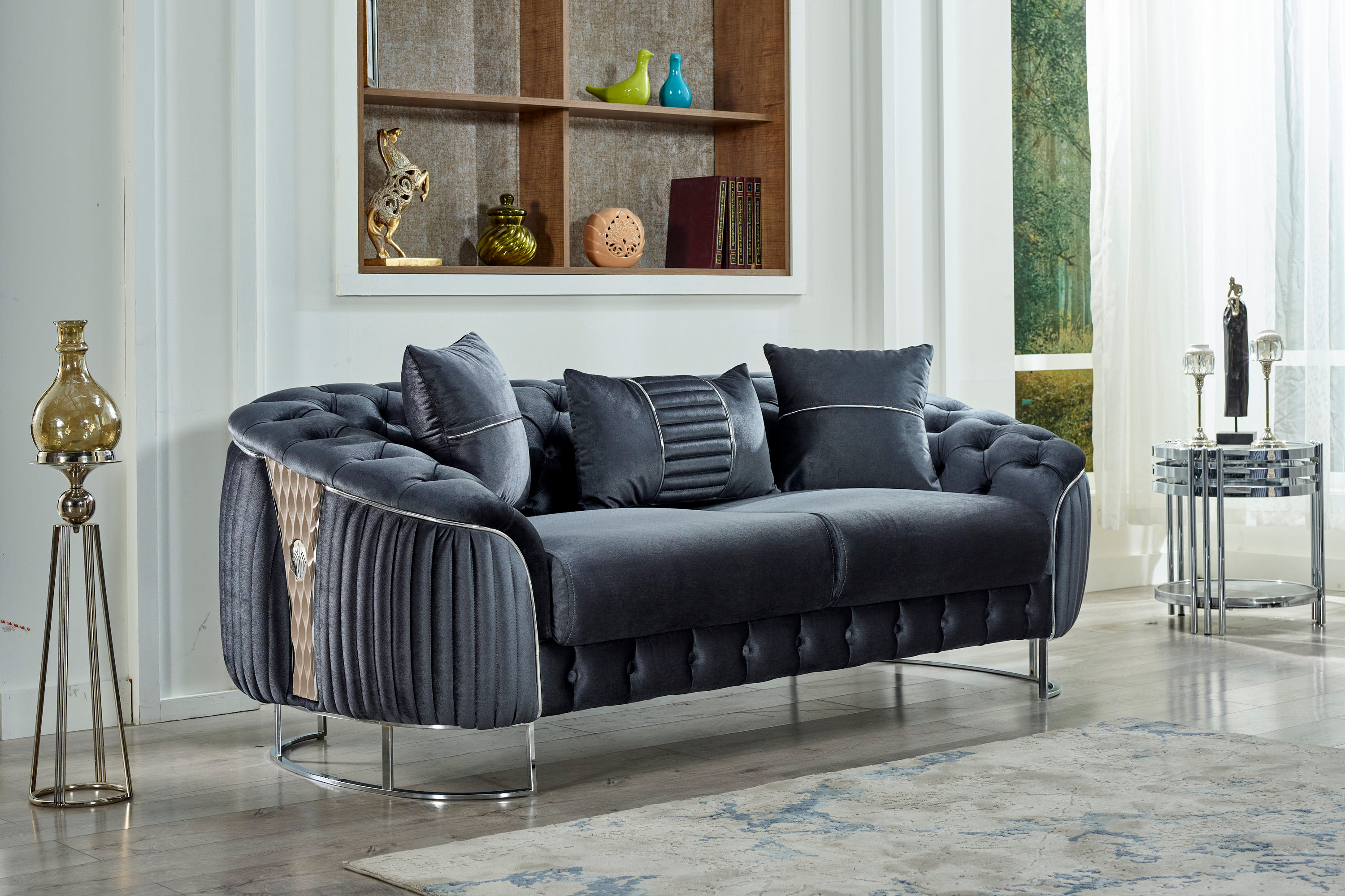 Furnia - Lucas Stationary Loveseat