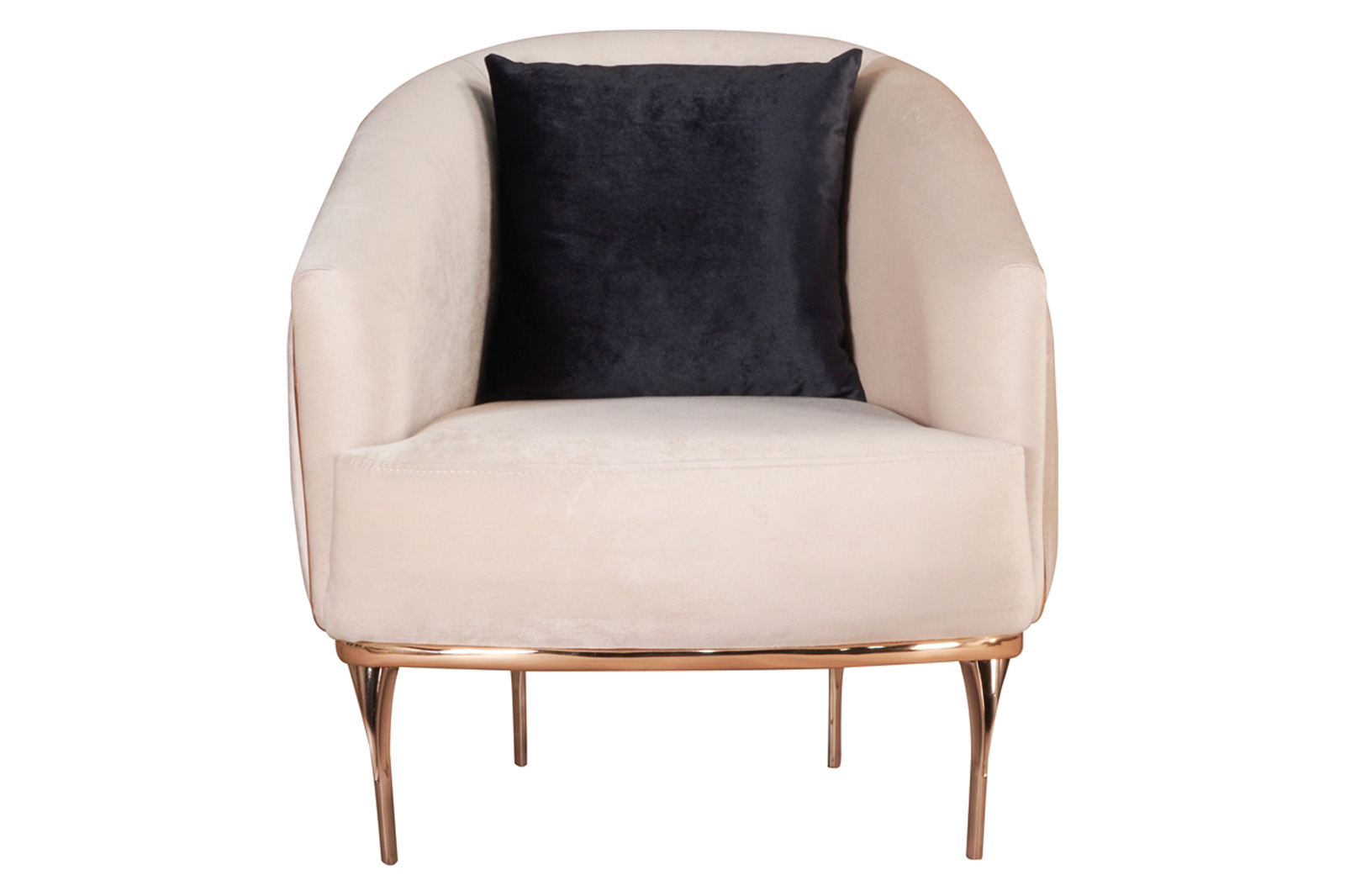 Furnia Pandora Armchair - Cream, Fabric