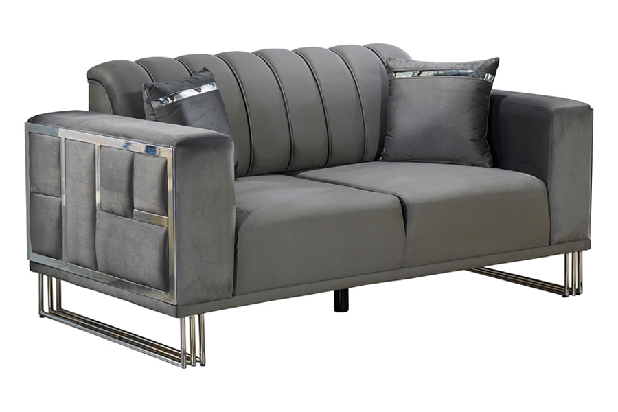 Furnia - Puzzle Convertible Sleeper Loveseat