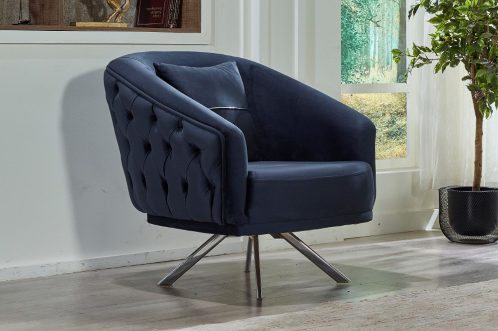 Furnia™ Puzzle Armchair - Dark Gray, Fabric