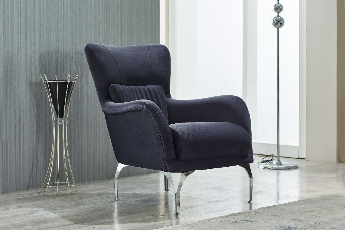 Furnia Resital Armchair - Anthracite, Fabric