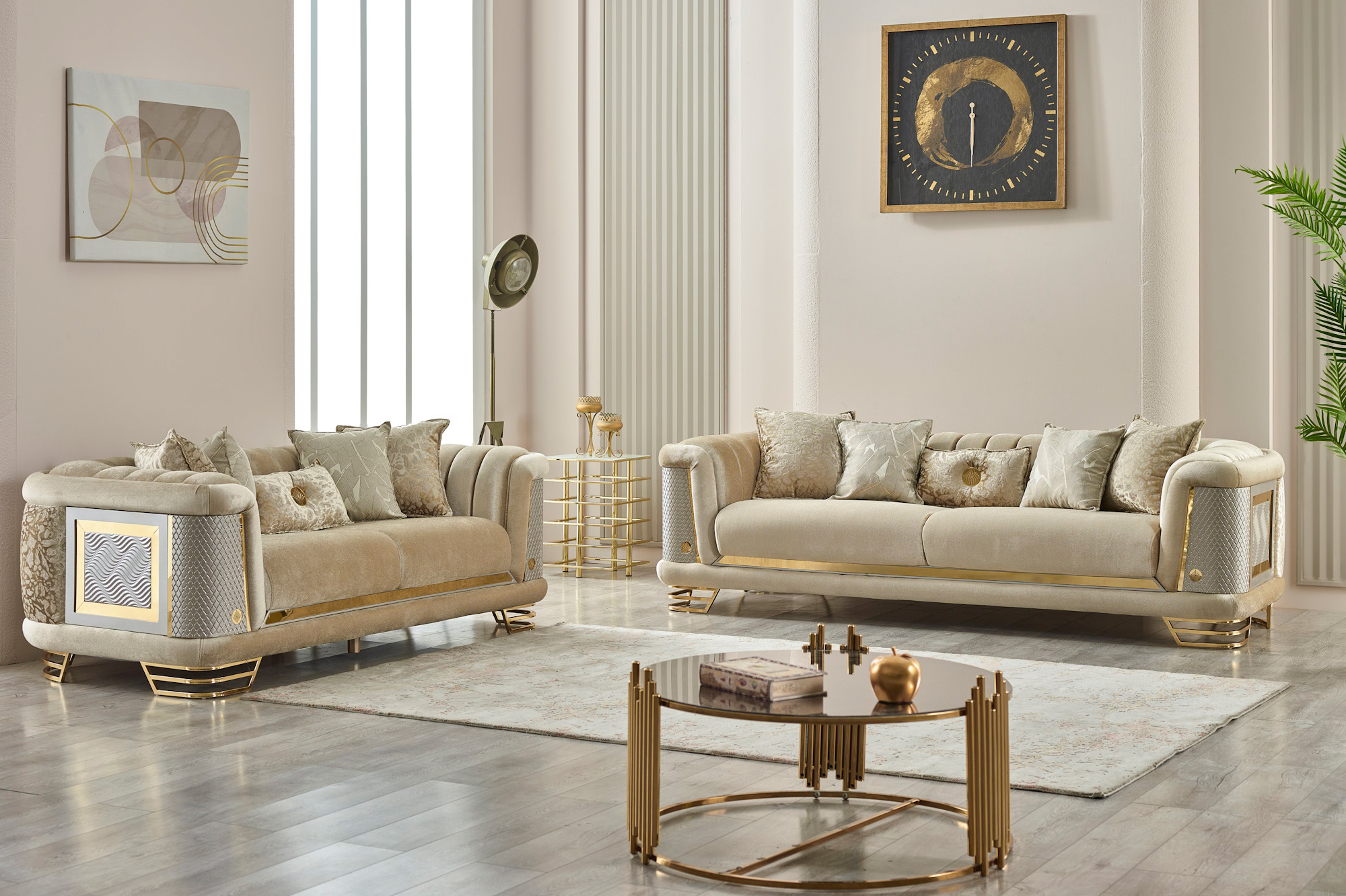 Furnia - Romans Stationary Loveseat