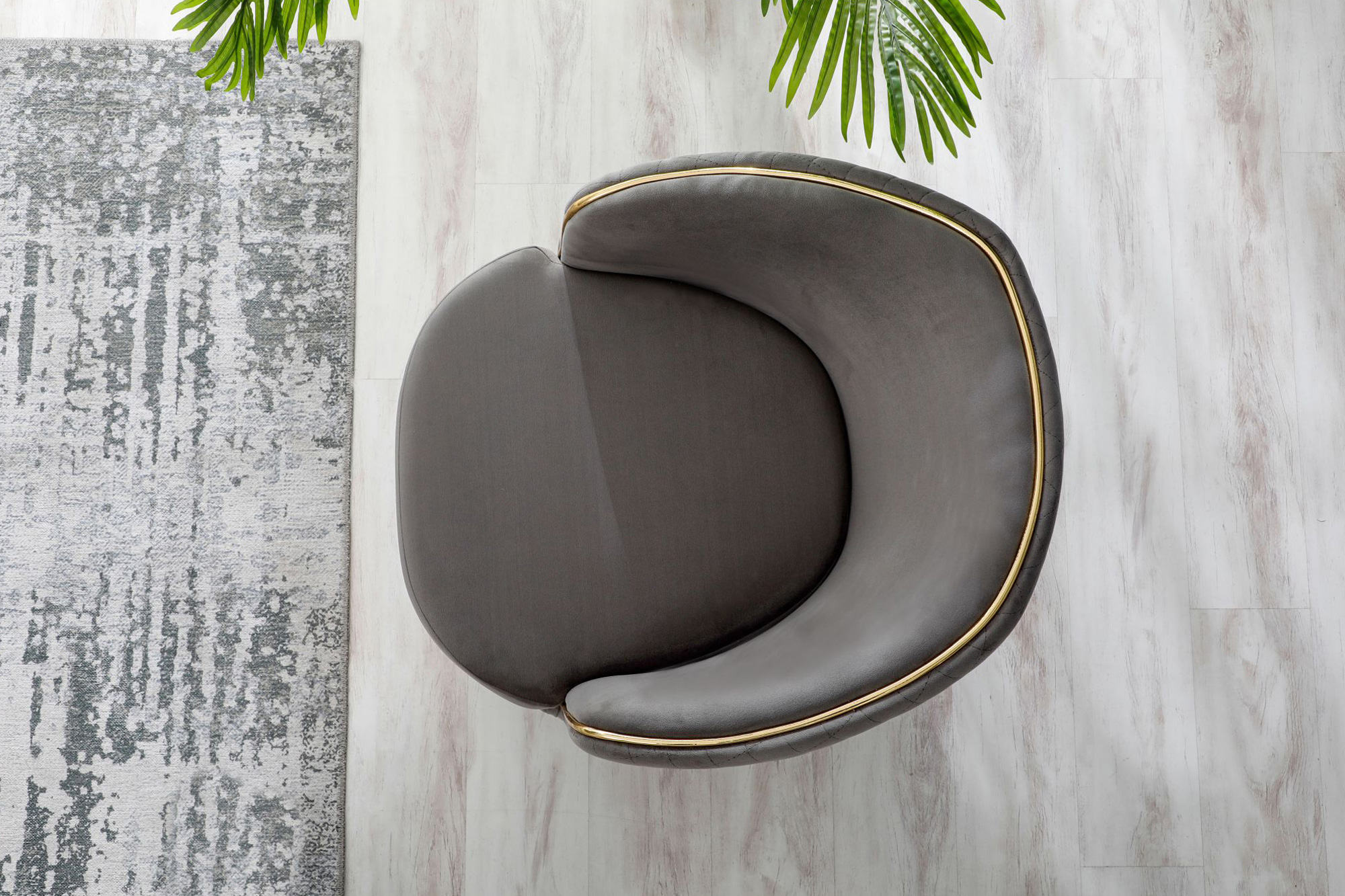 Furnia™ Toronto Armchair - Gray, Fabric