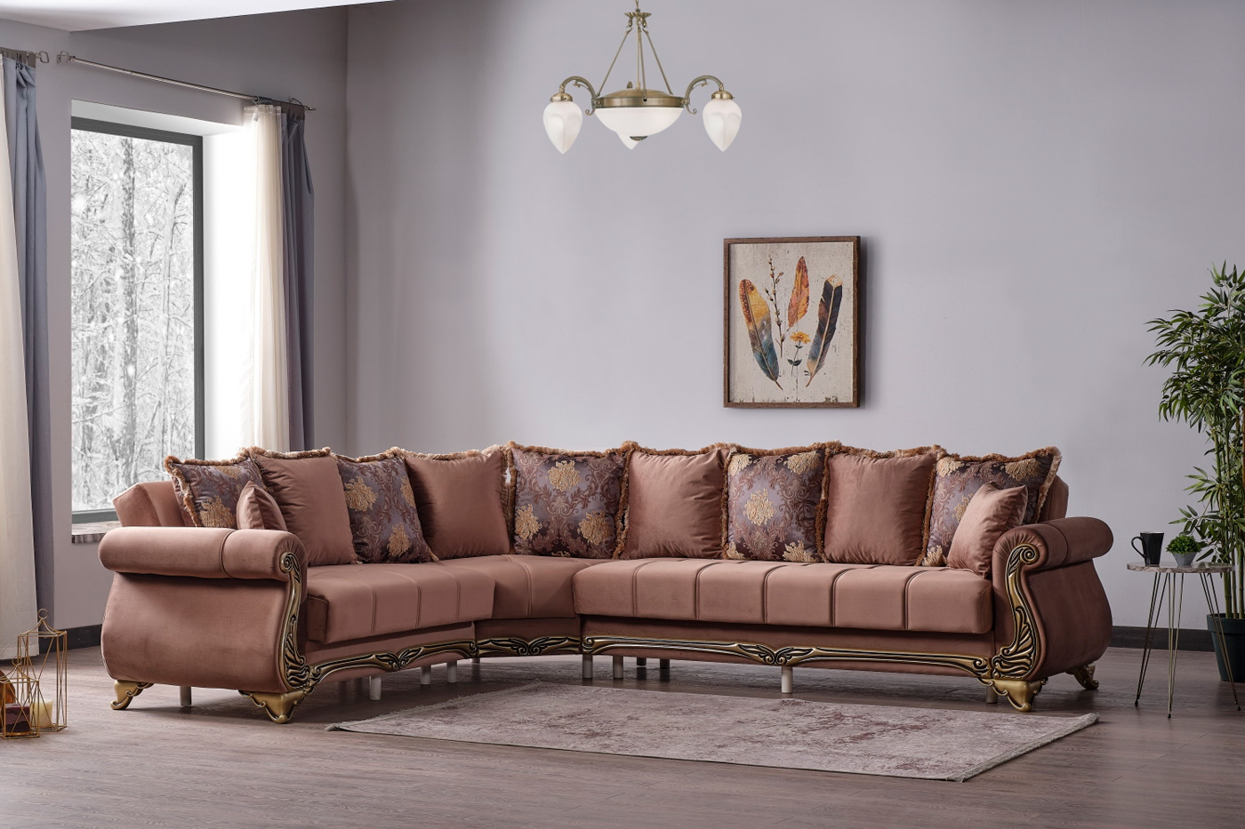 Furnia - Karizma Modular Right Facing Sectional