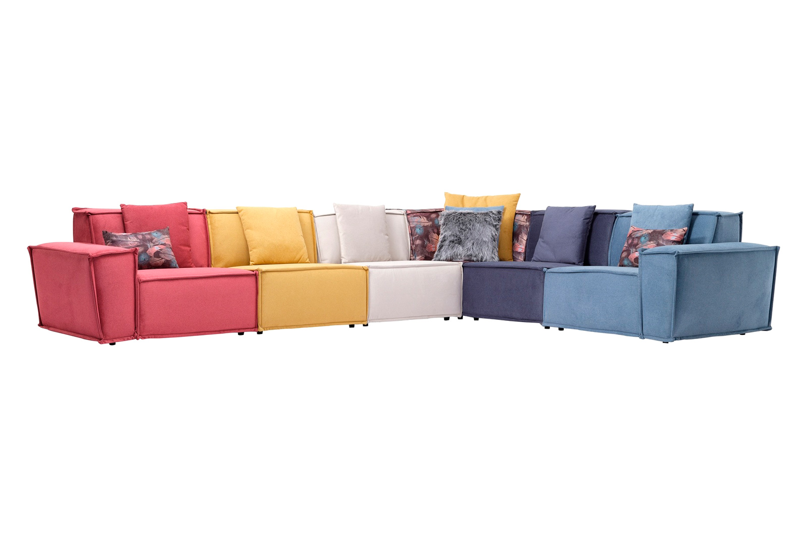 Furnia - Padova Modular Sectional with Ottoman