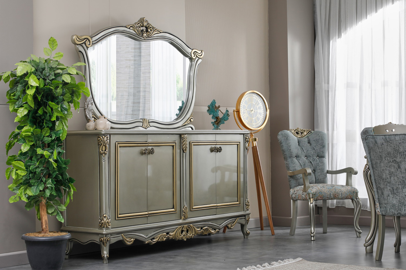 Furnia - Buse Console with Mirror