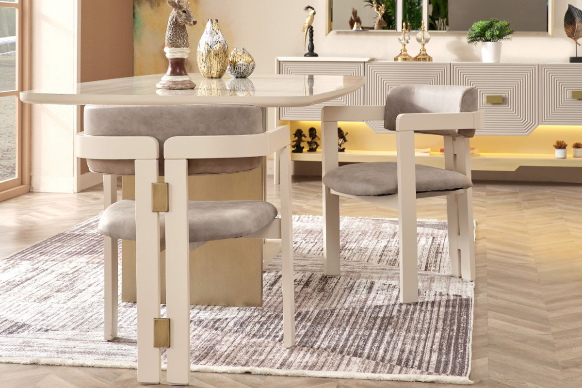 Furnia - Urla Dining Chair in Cream