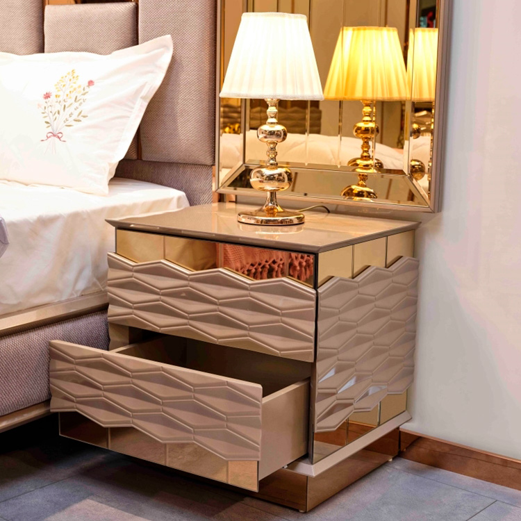 Furnia - Elite Nightstand in Gold