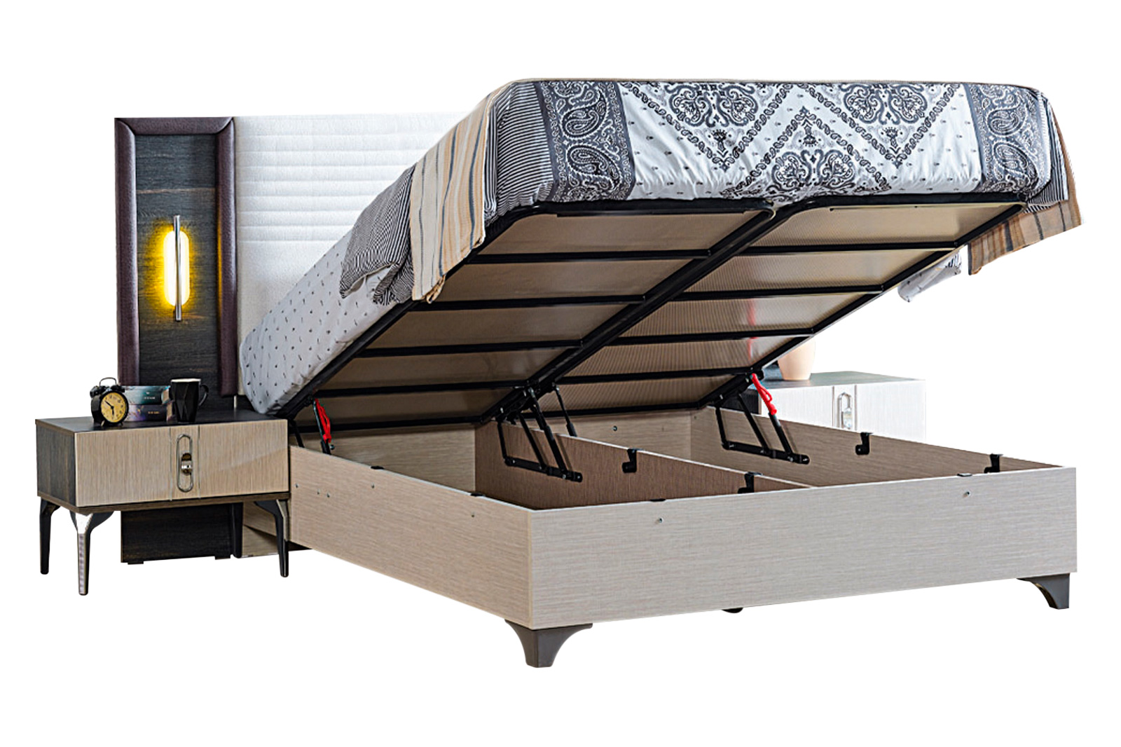 Furnia - Nero Storage Bed