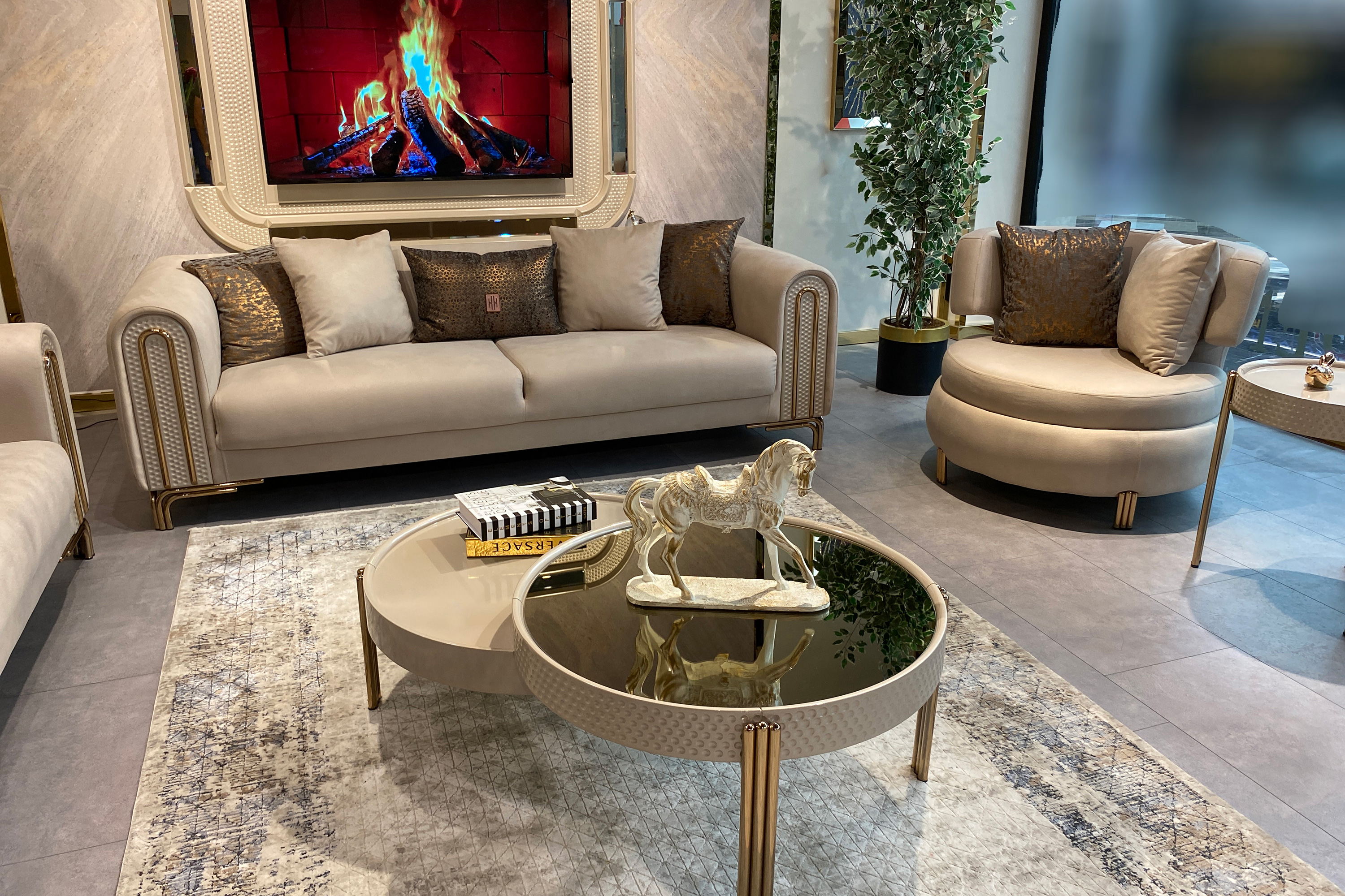 Furnia - Paris Coffee Table in Beige