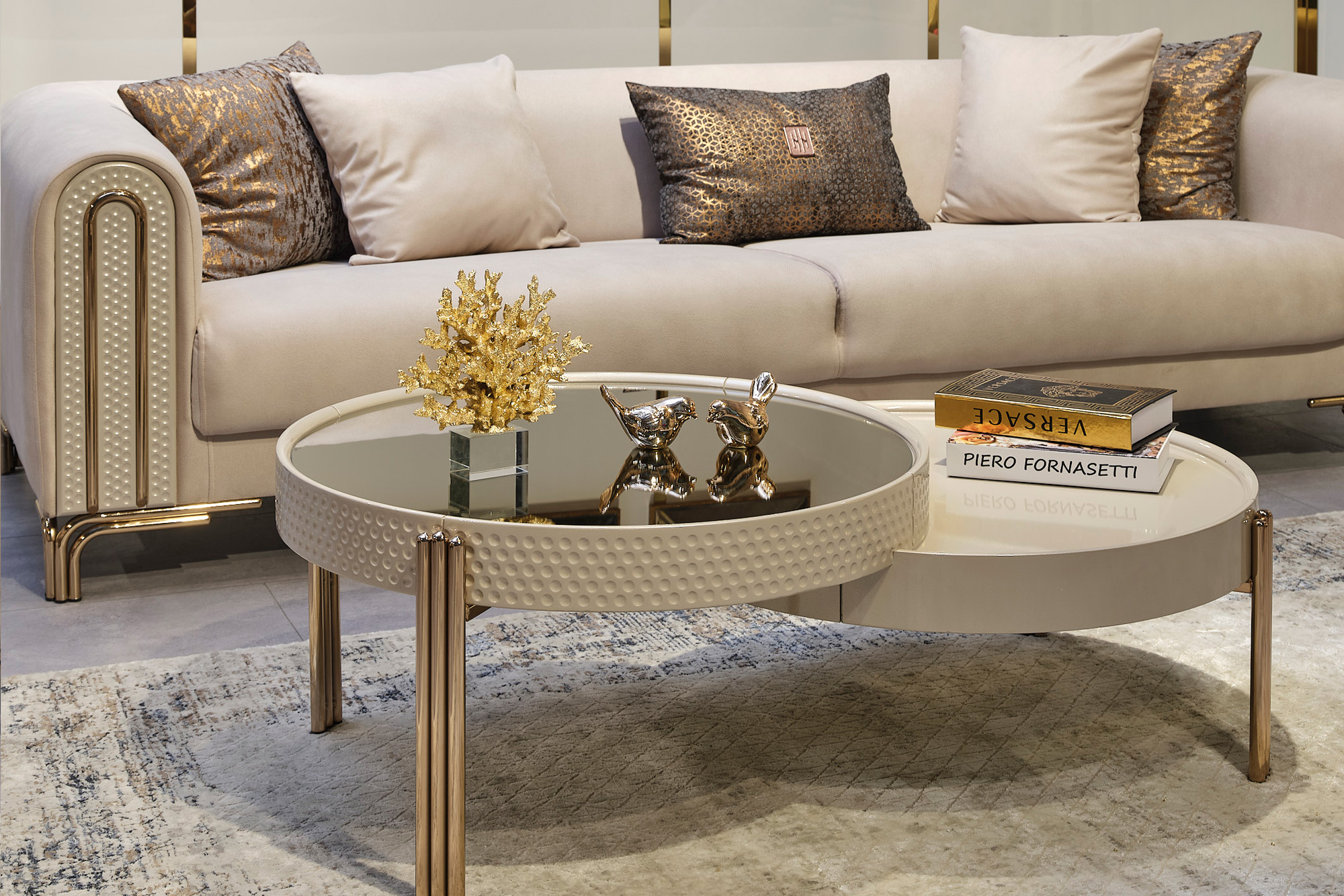 Furnia - Paris Coffee Table in Beige