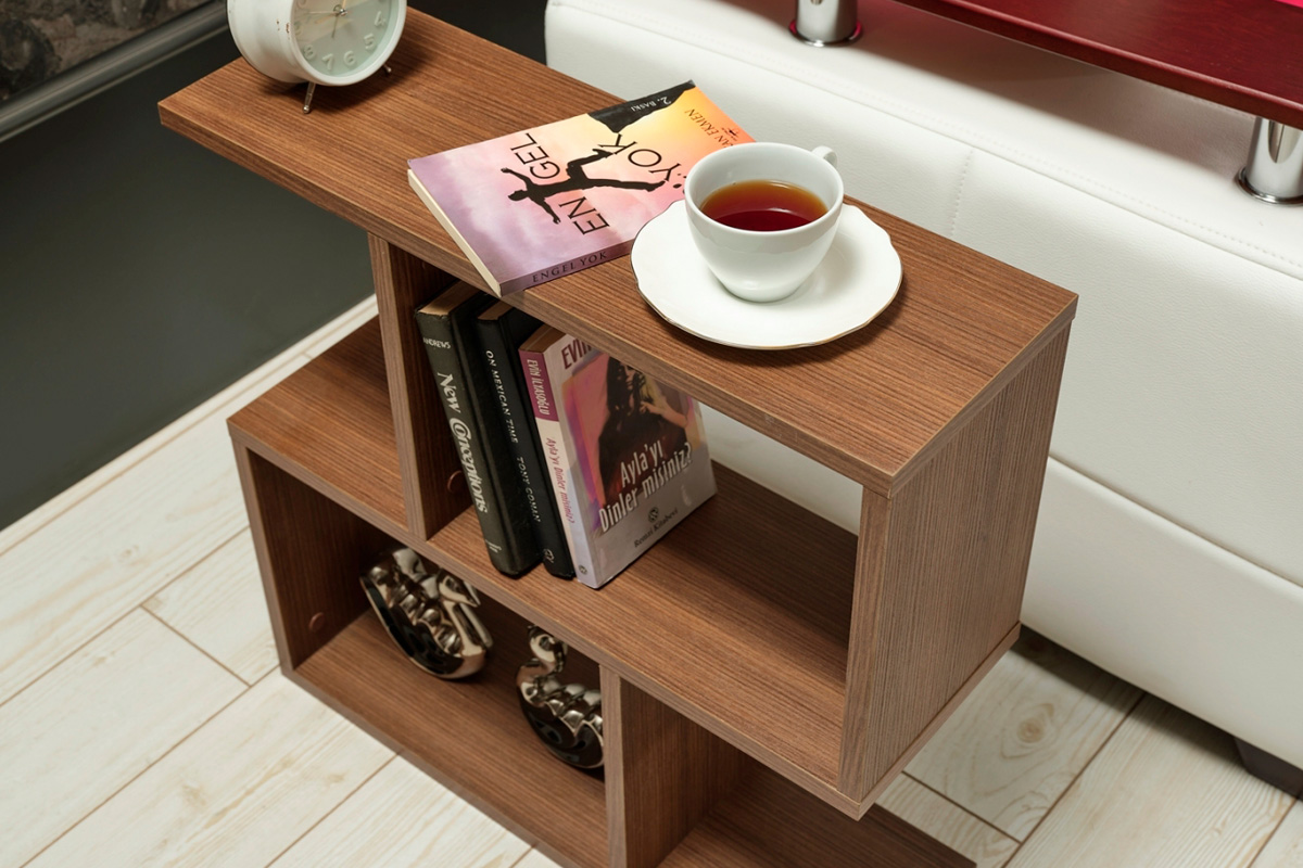 Furnia Alfa Bookcase - Walnut, Wood