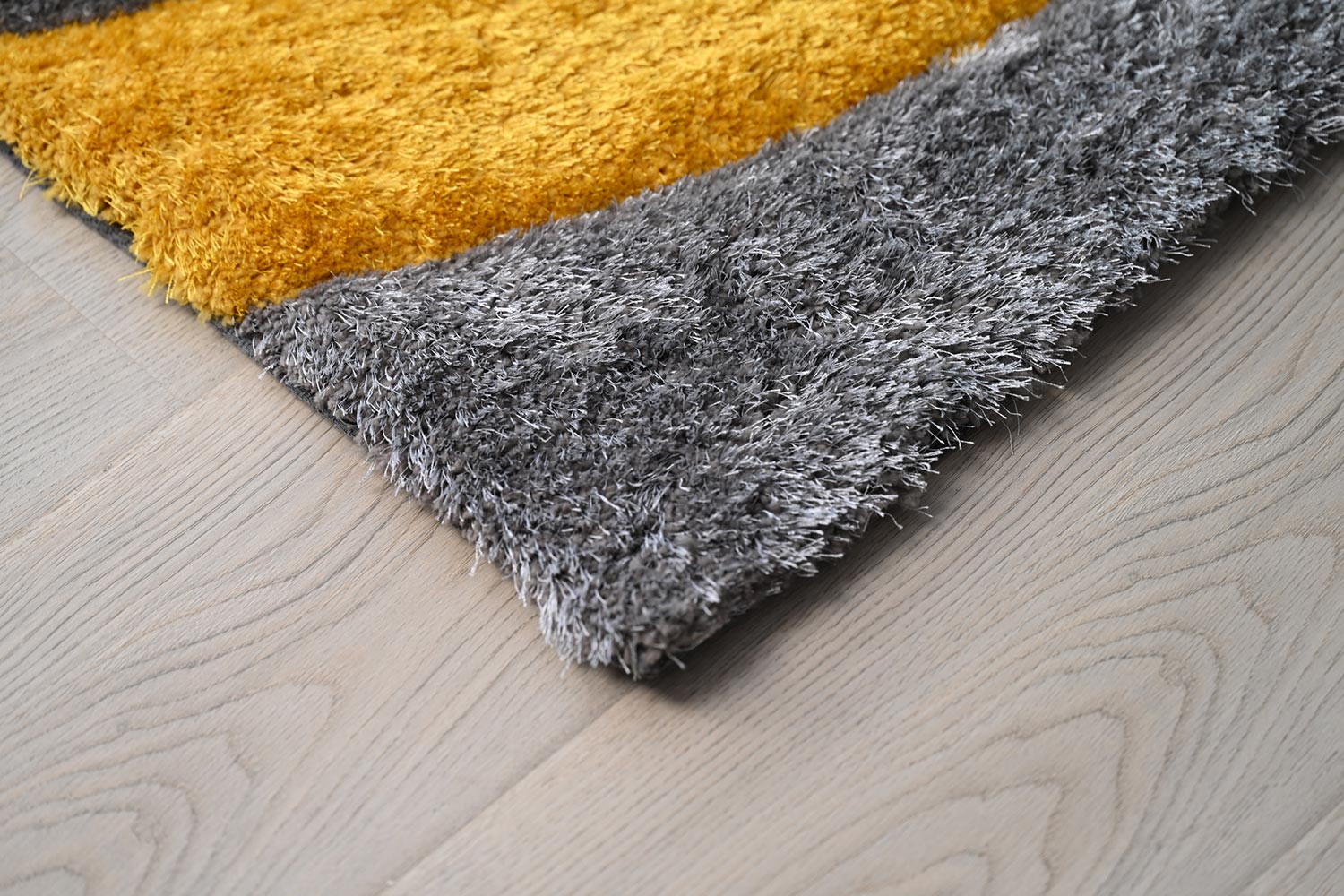 Furnings Rona Gray 3D Shag Rug - 7'L x 5'W x 1"H