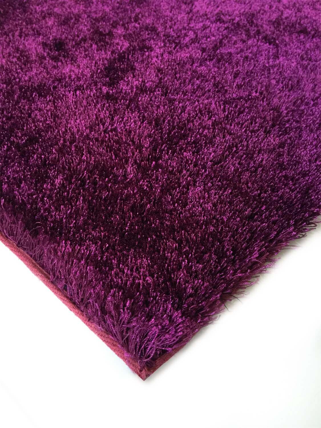 Furnings™ Fuzzy Magenta Area Rug - 3'L x 2'W x 1"H