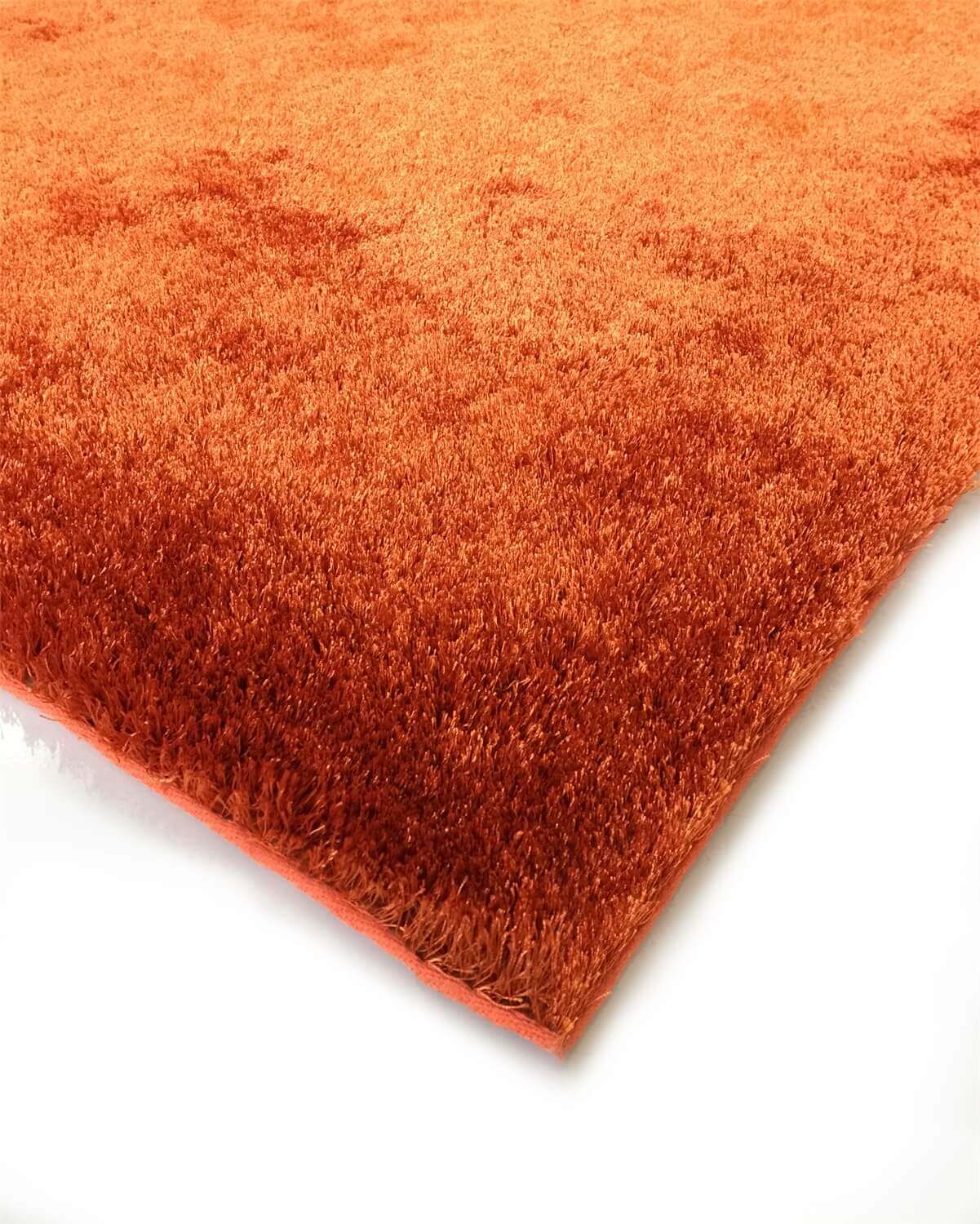 Furnings™ Fuzzy Rust Area Rug - 3'L x 2'W x 1"H