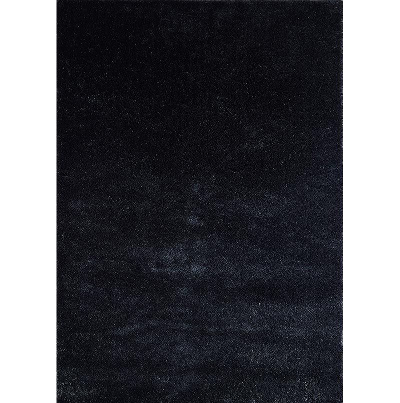 Furnings Fuzzy Gray Area Rug - 3'L x 2'W x 1"H