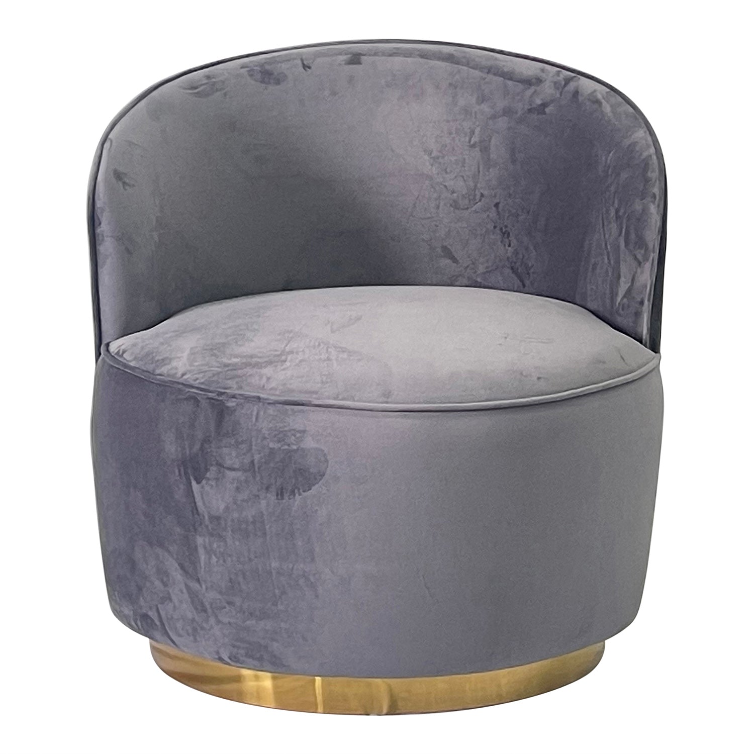 Furnings™ - Smoky Gray and Gold Sofa Chair