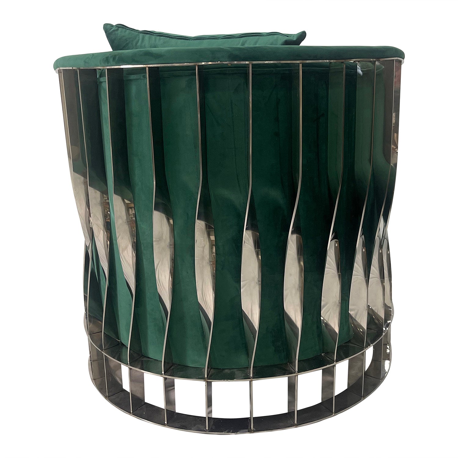 Furnings™ - Green and Silver Sofa Chair