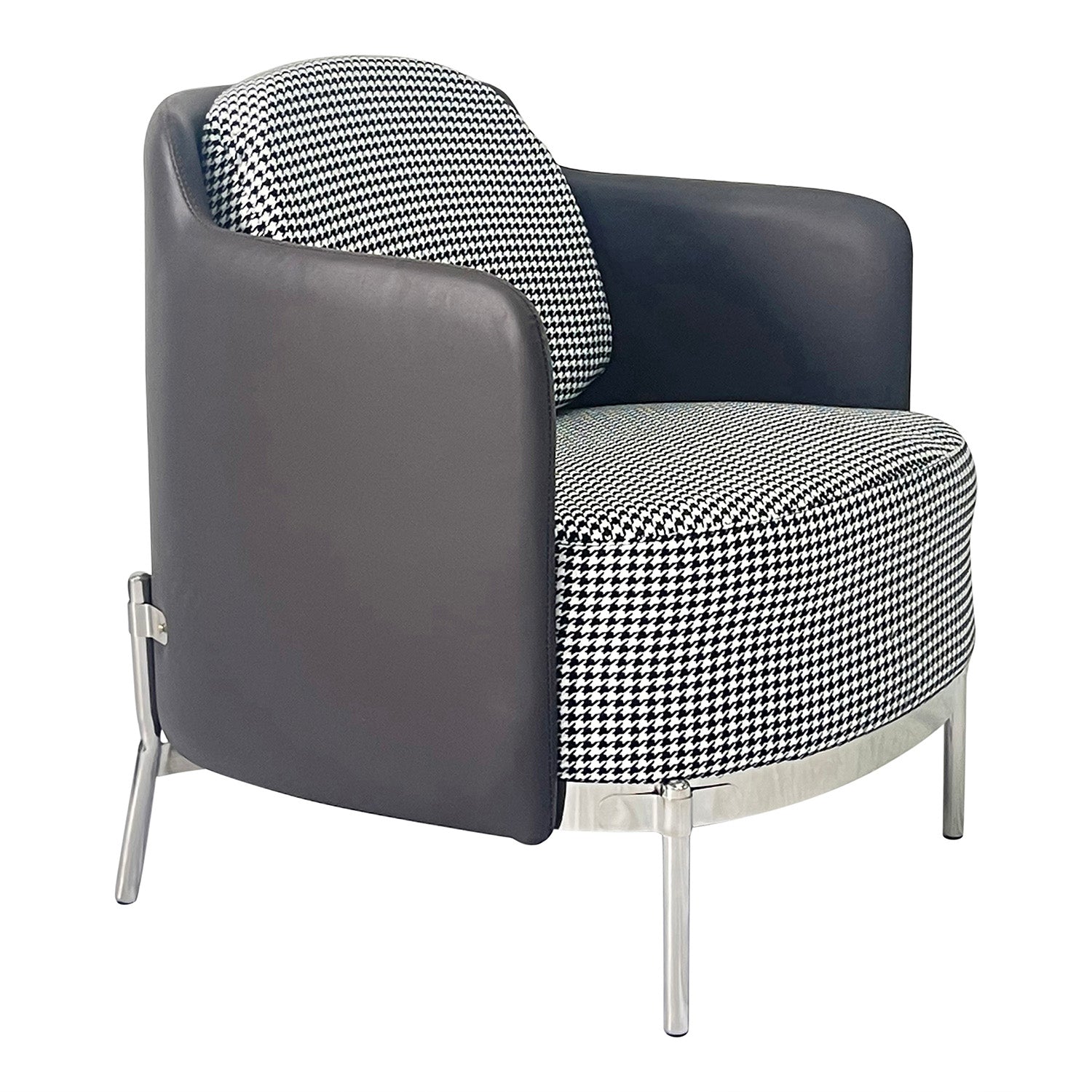 Furnings™ - Gray and Silver Sofa Chair