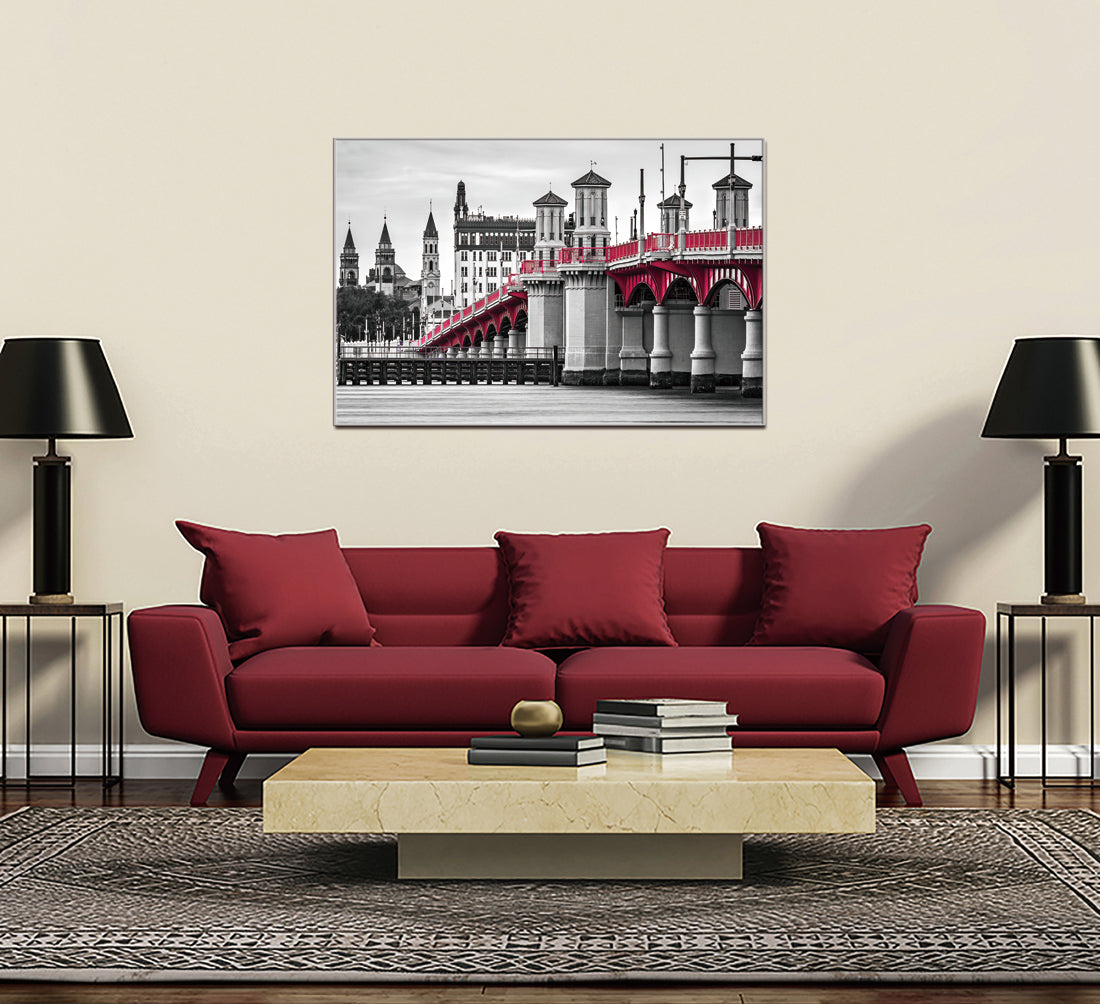 Furnings - "Bridge of Lions" Acrylic Framed Wall Art