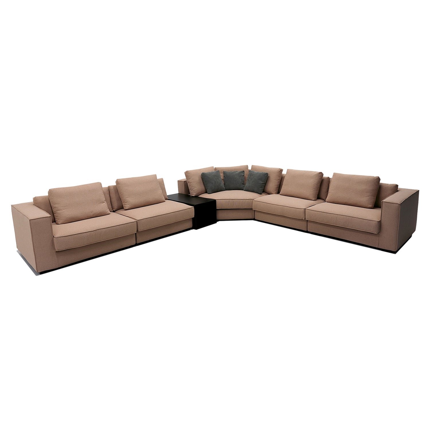 Furnings - Modular Pink Sectional Living Room Set