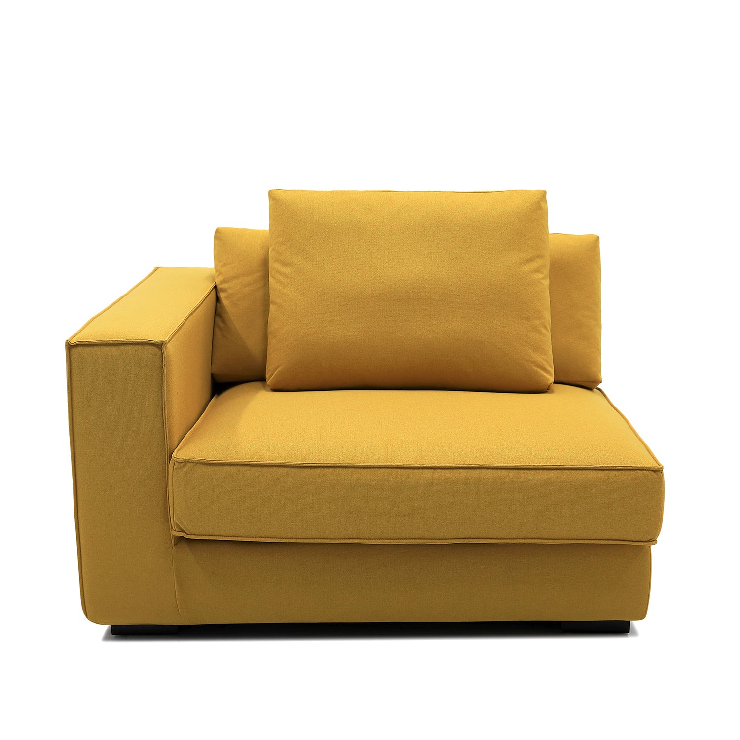 Furnings Modular Yellow Sectional Living Room Set - 6 Pcs Full Set